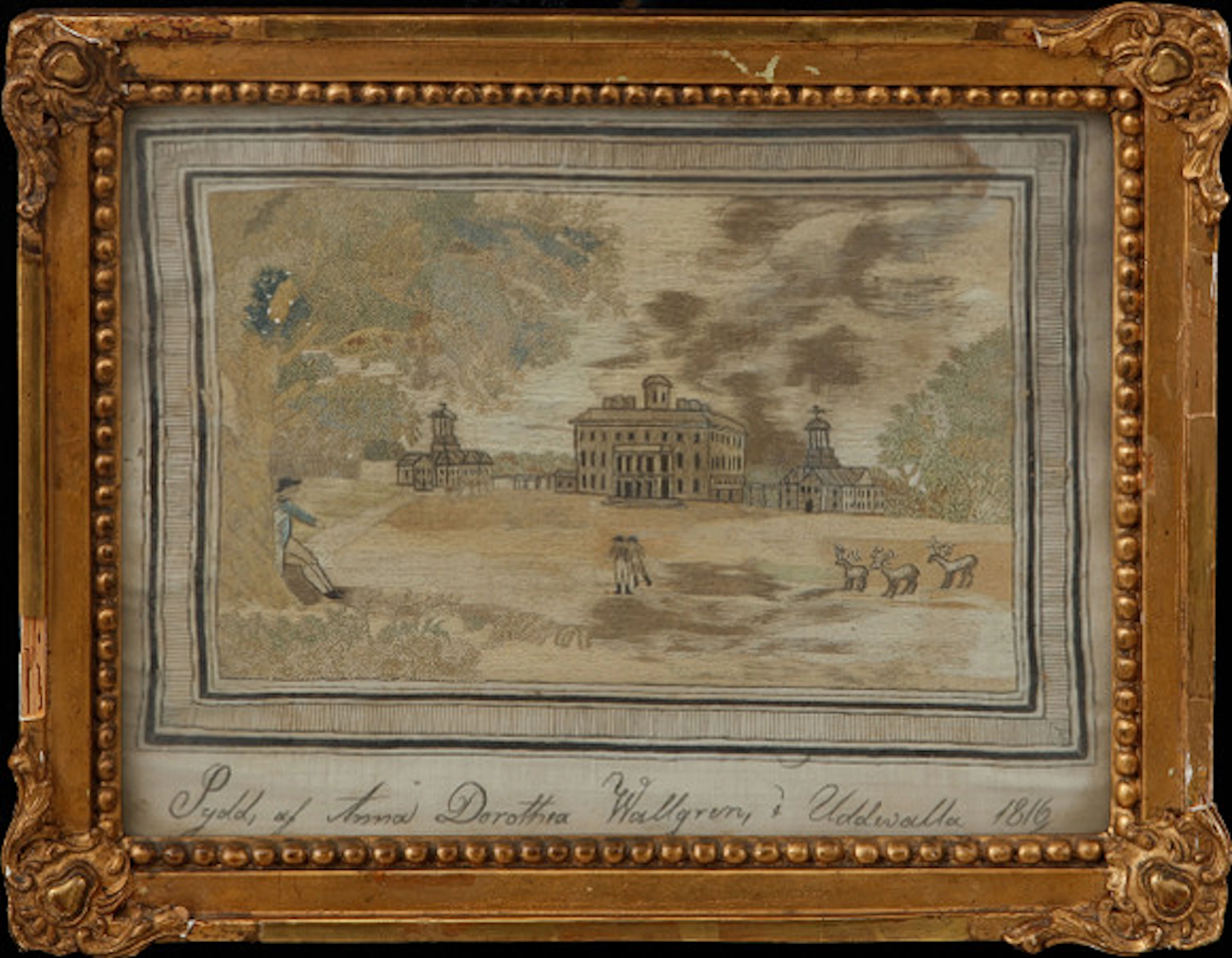 SIDENBRODERI, "Sydd af Anna Dorothea Wallg…