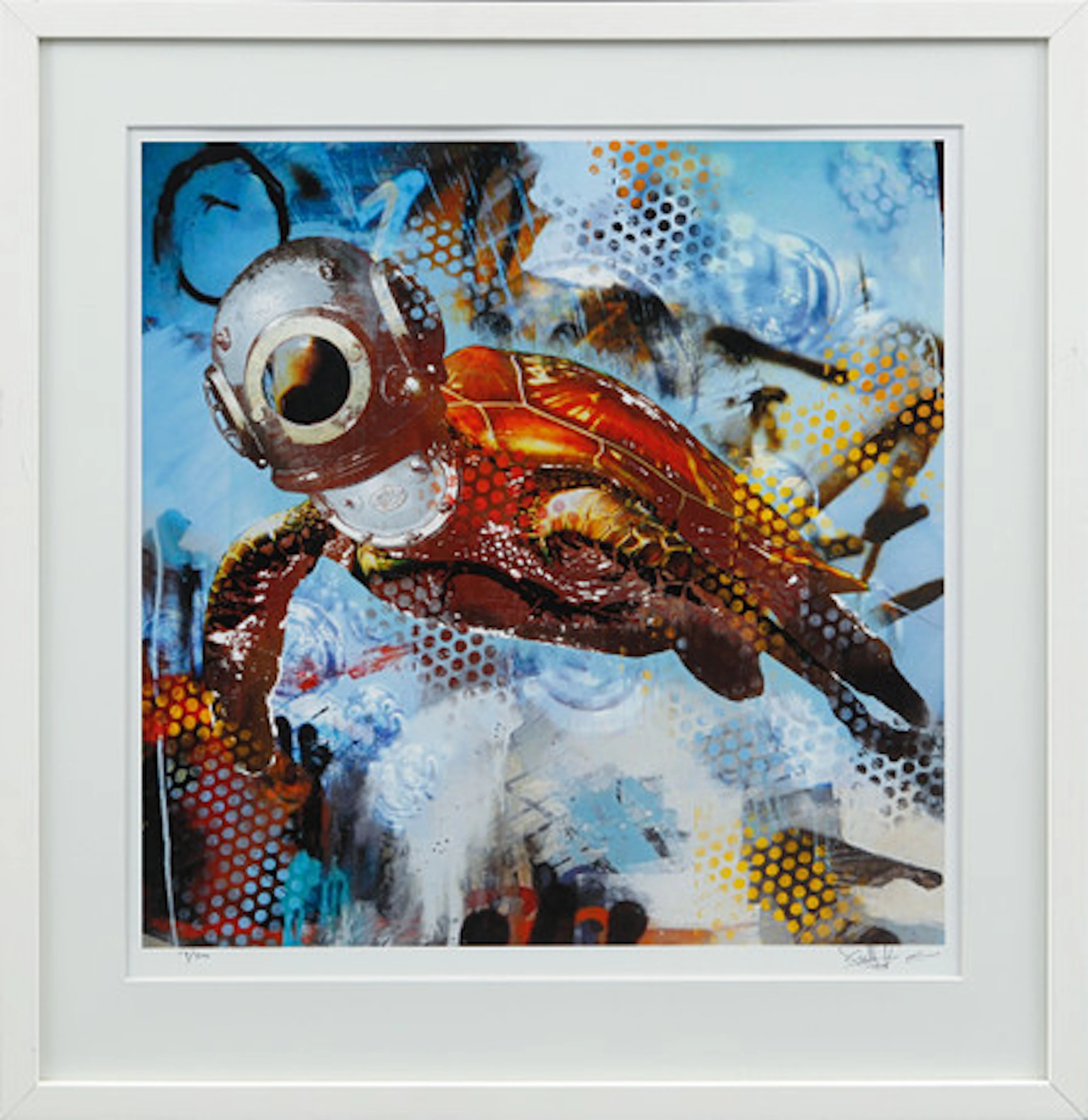 ROBERT HILMERSSON. Go deep. Färgserigrafi,…