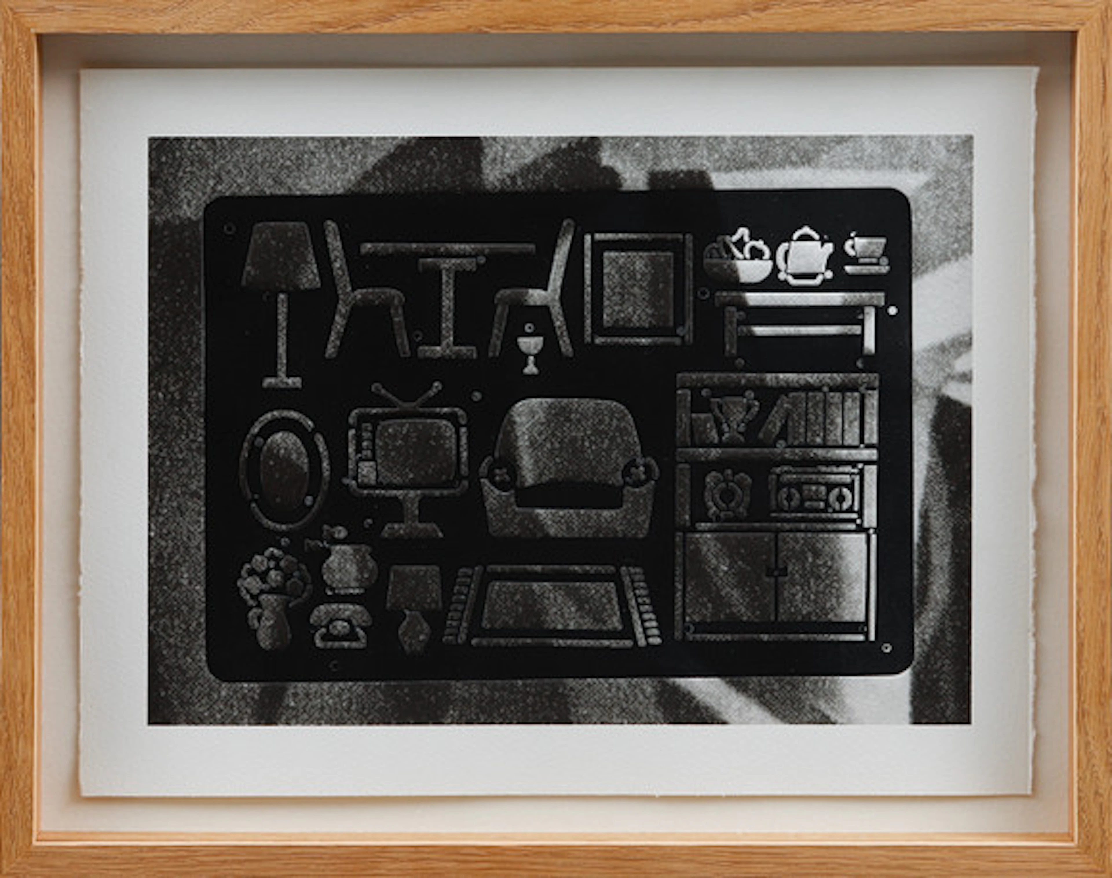CLAY KETTER. "Household", djuptryck på pig…