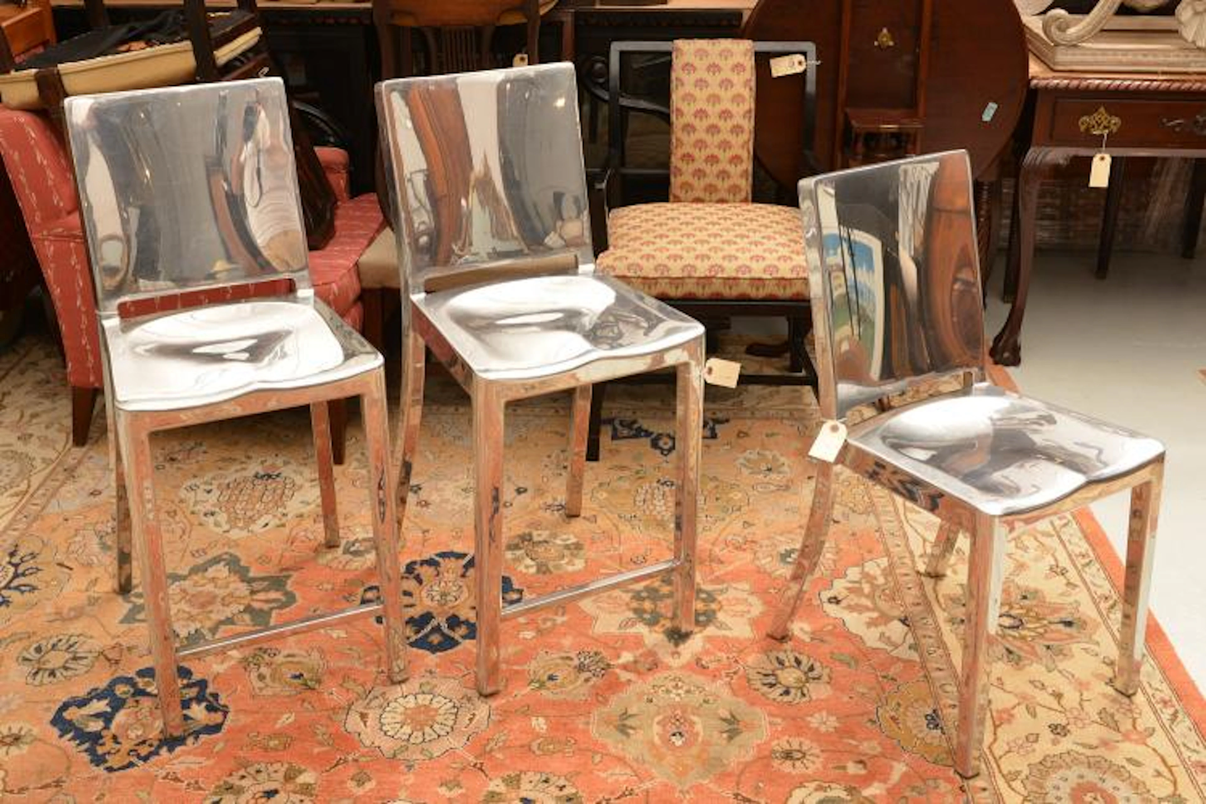 Group Philippe Starck Hudson aluminum seating