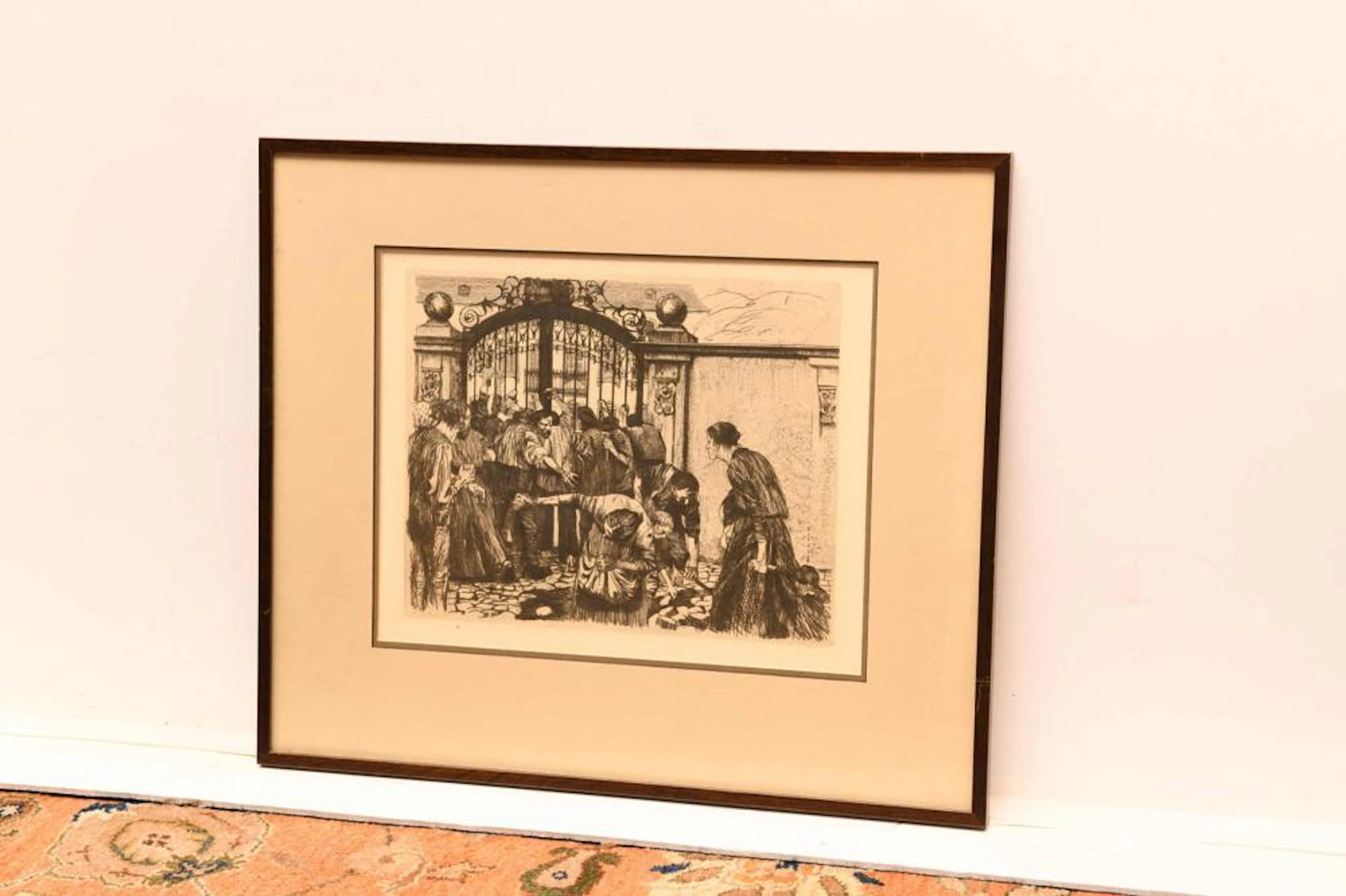 Kathe Kollwitz, etching