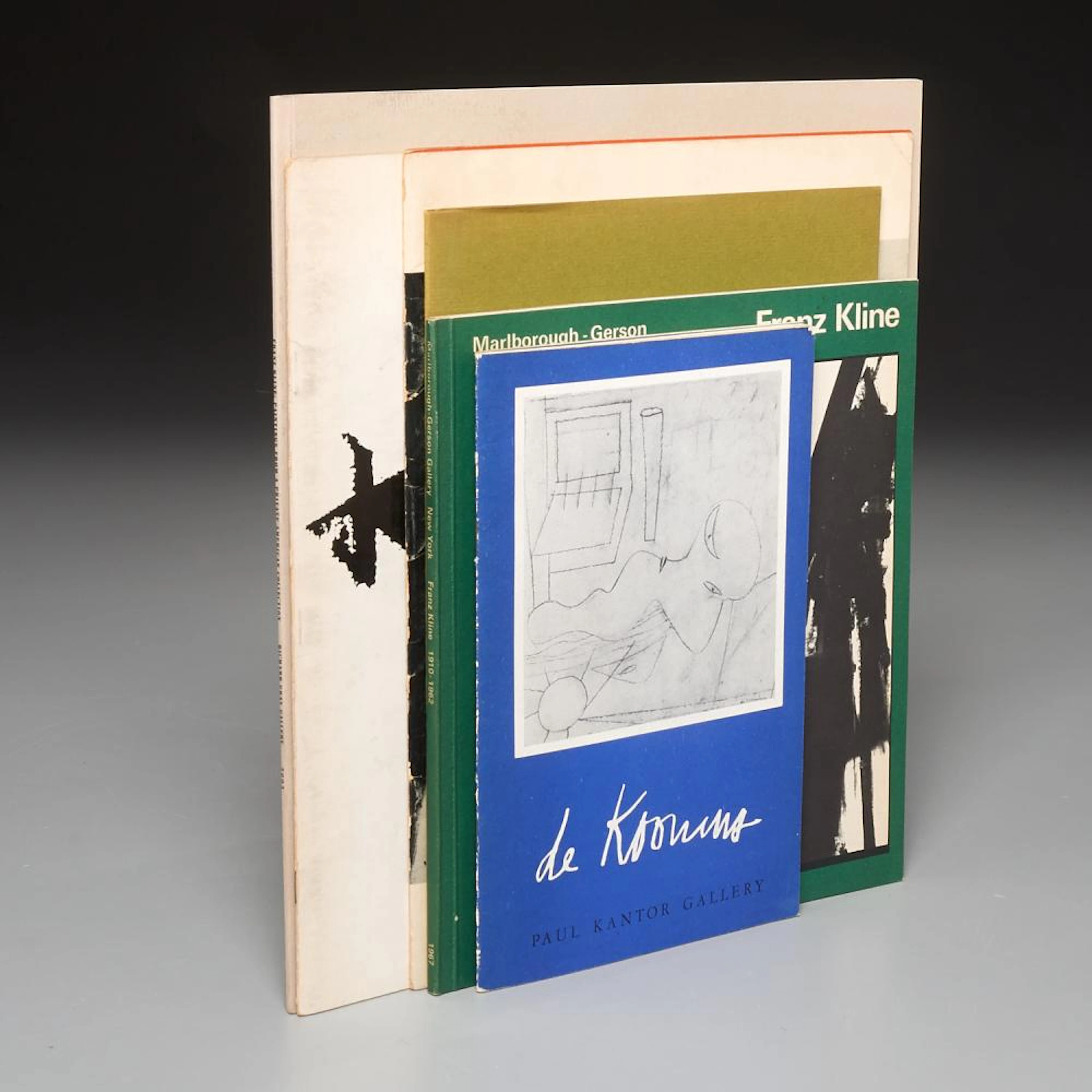 BOOKS: (7) Exhibition catalogs de Kooning & Kline
