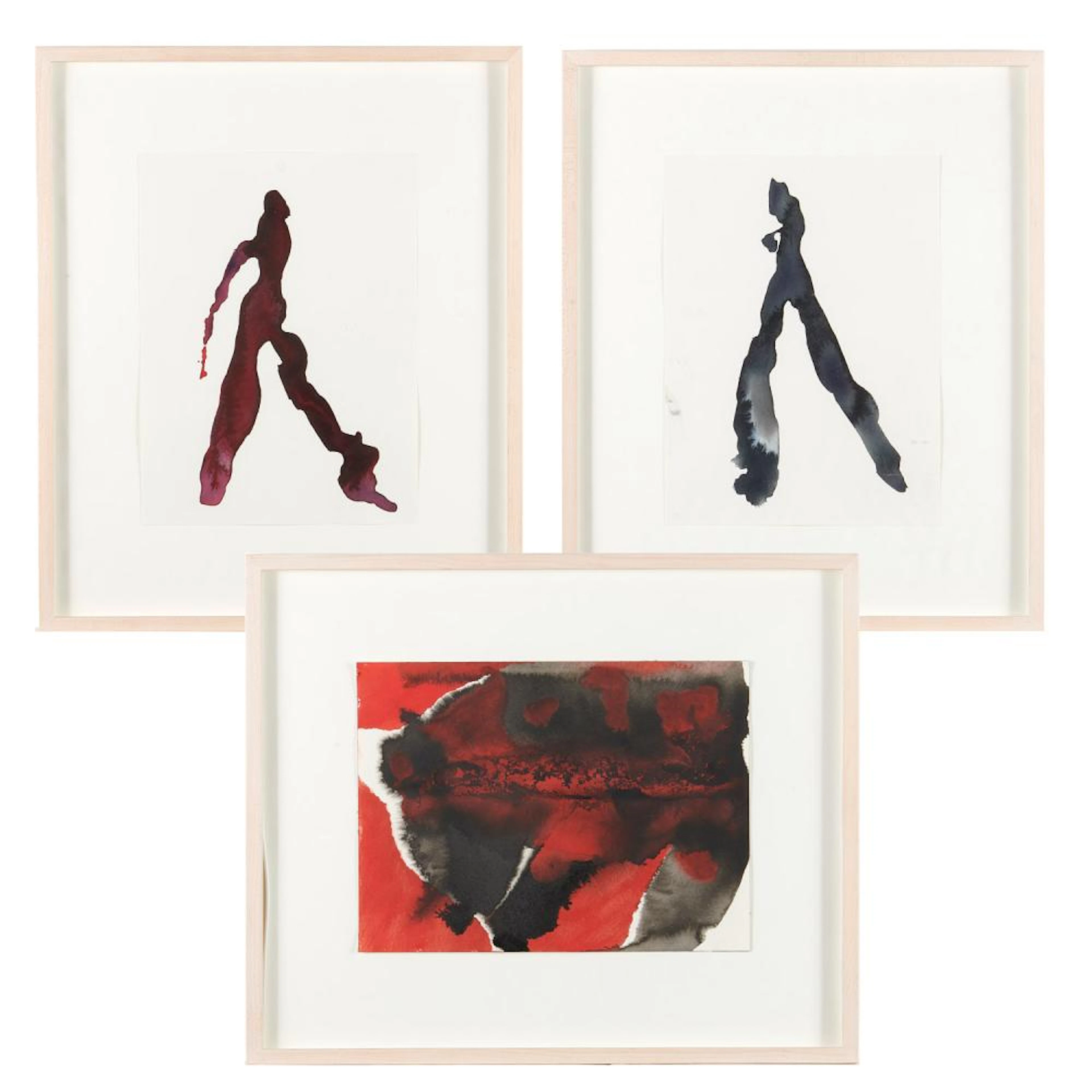 Juan Hamilton, (3) paintings, 2005-2008