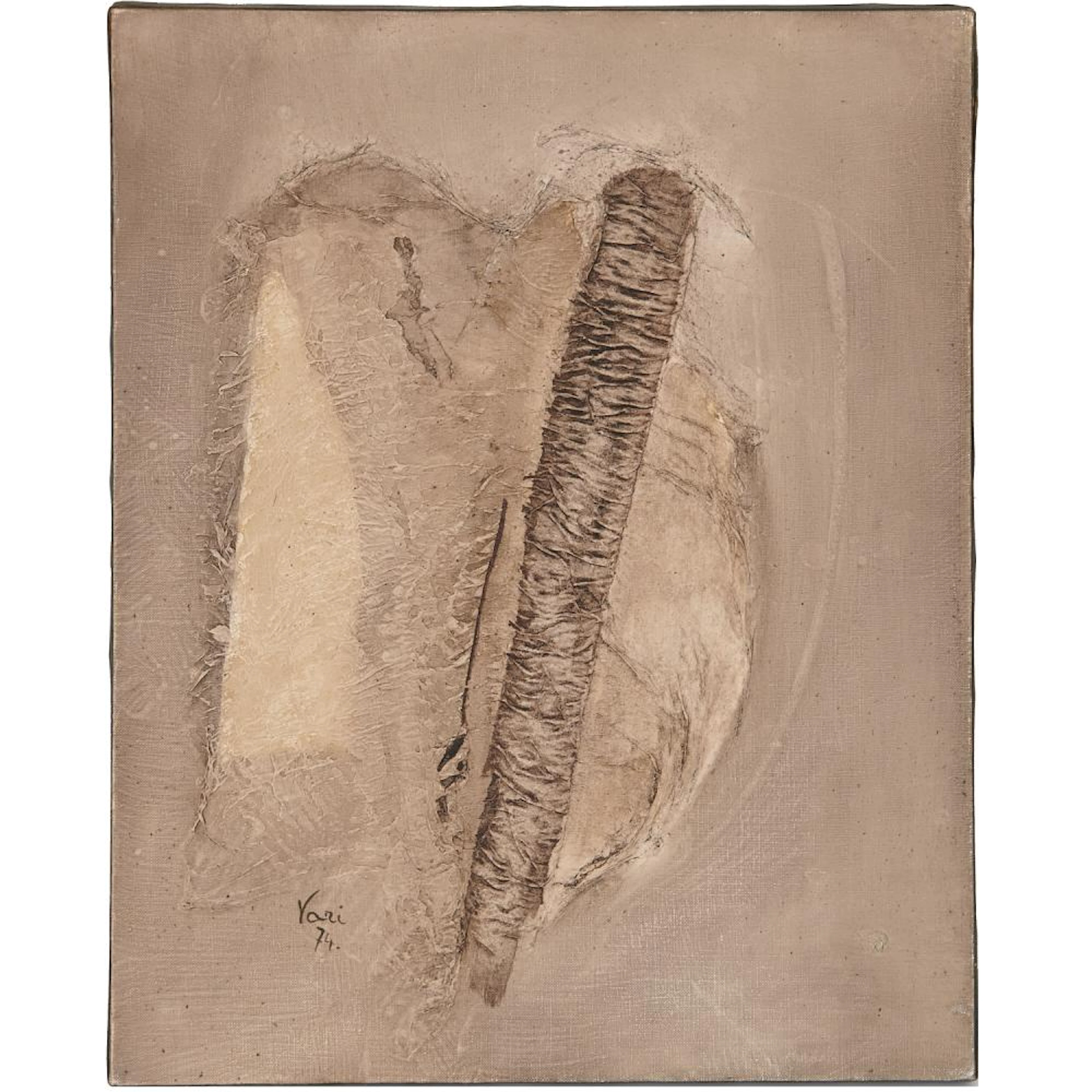 Sophia Vari, painting, 1974