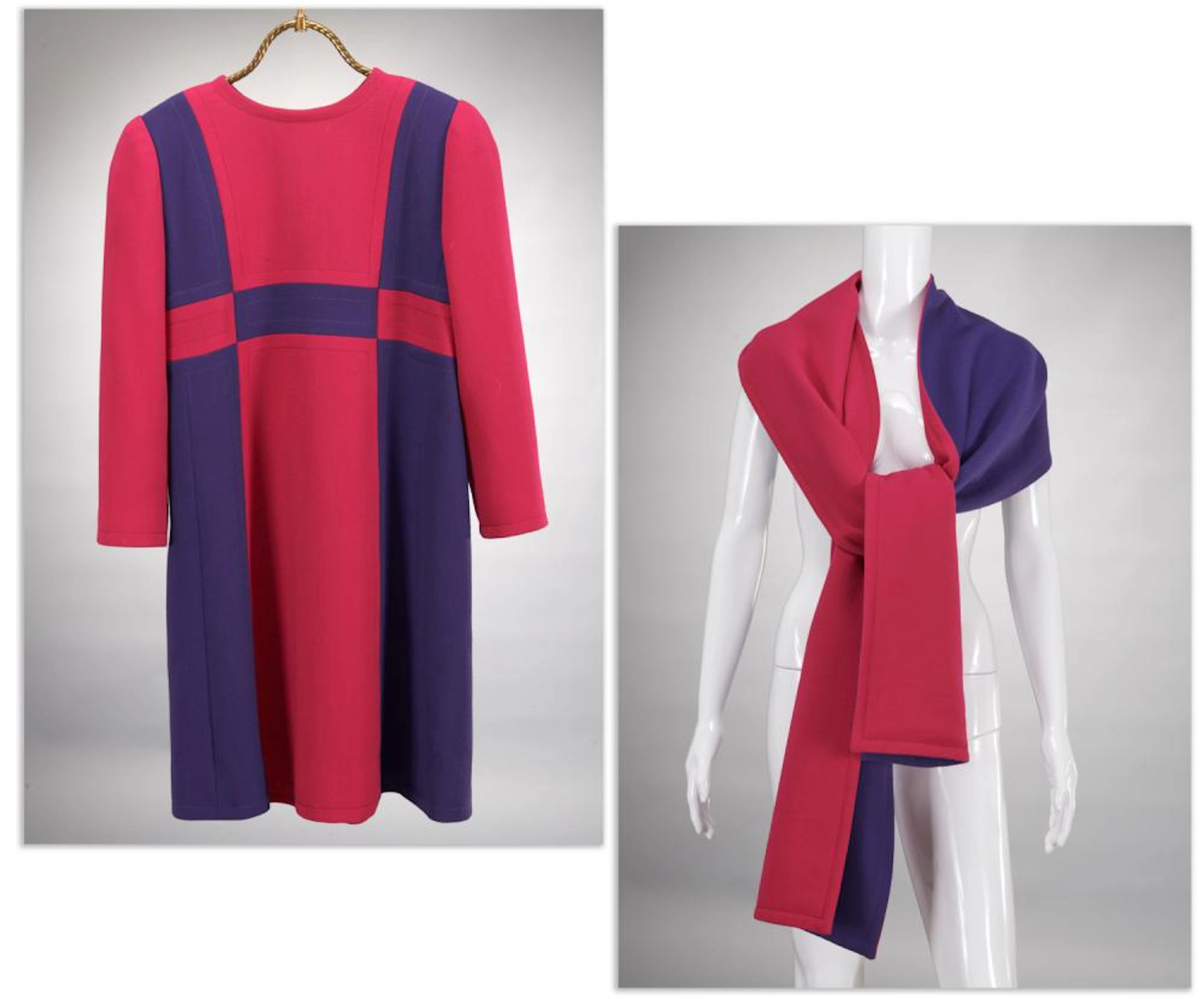 Bob Bugnand New York Mondrian style dress