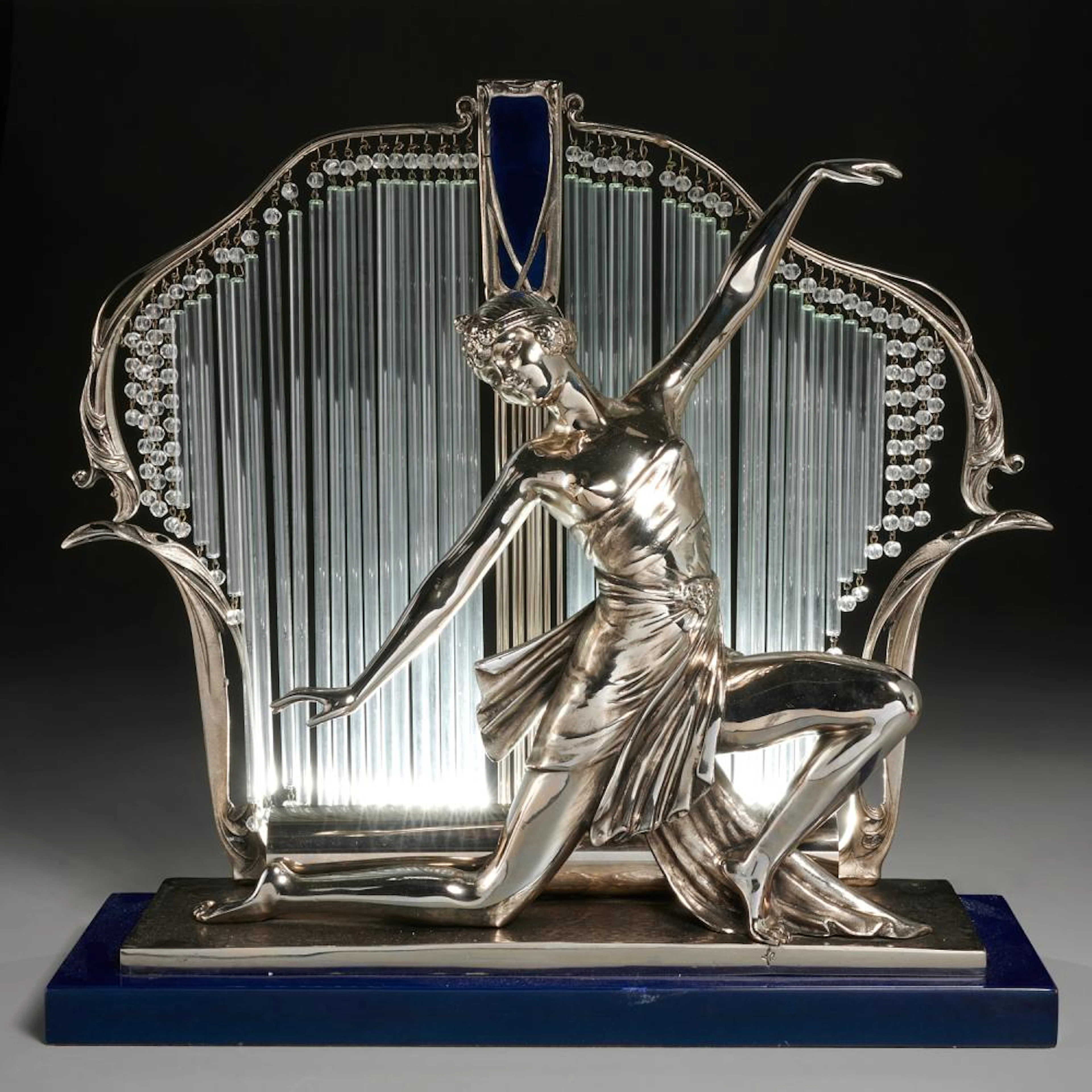 Hector Guimard (after), Art Deco table lamp
