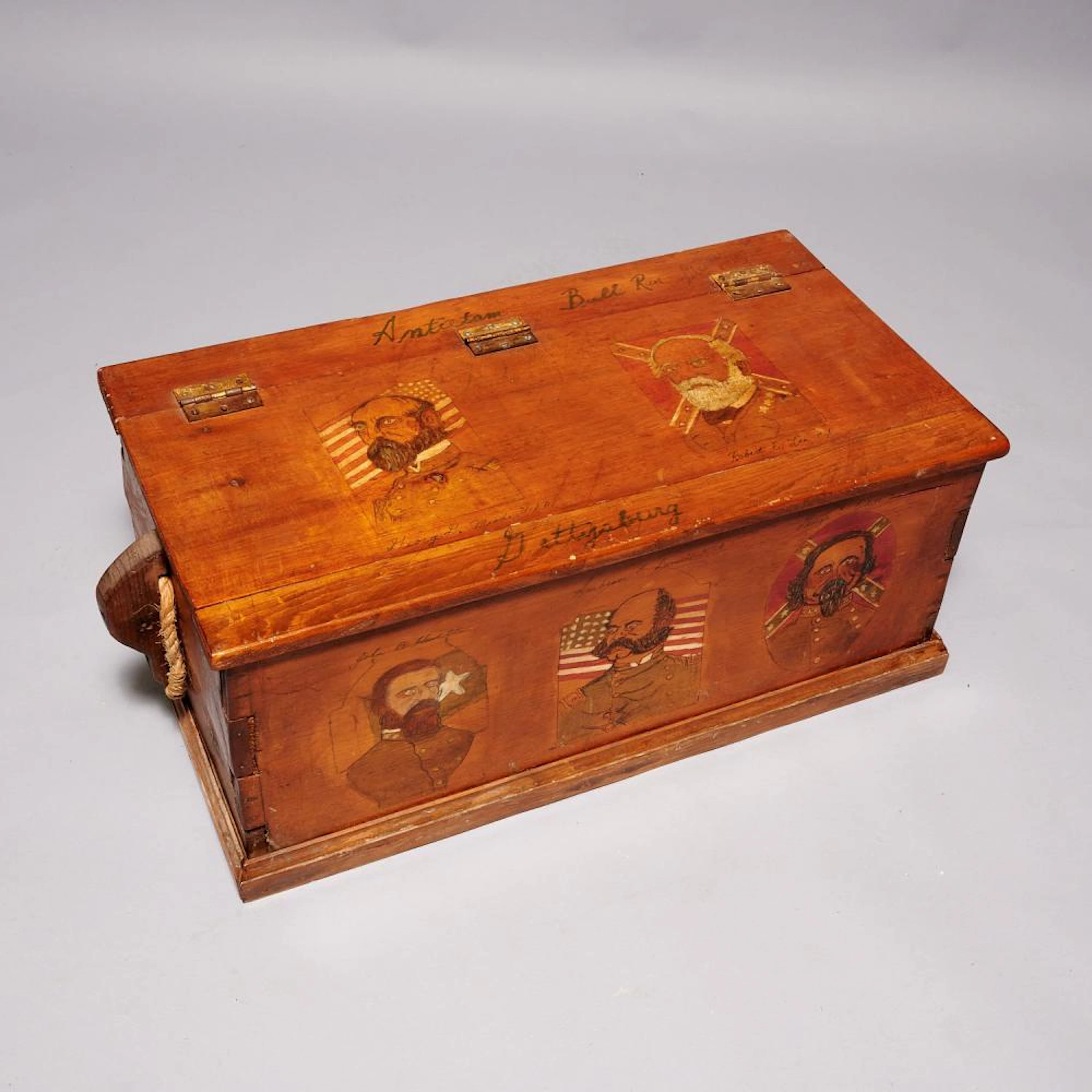 American Civil War themed chest