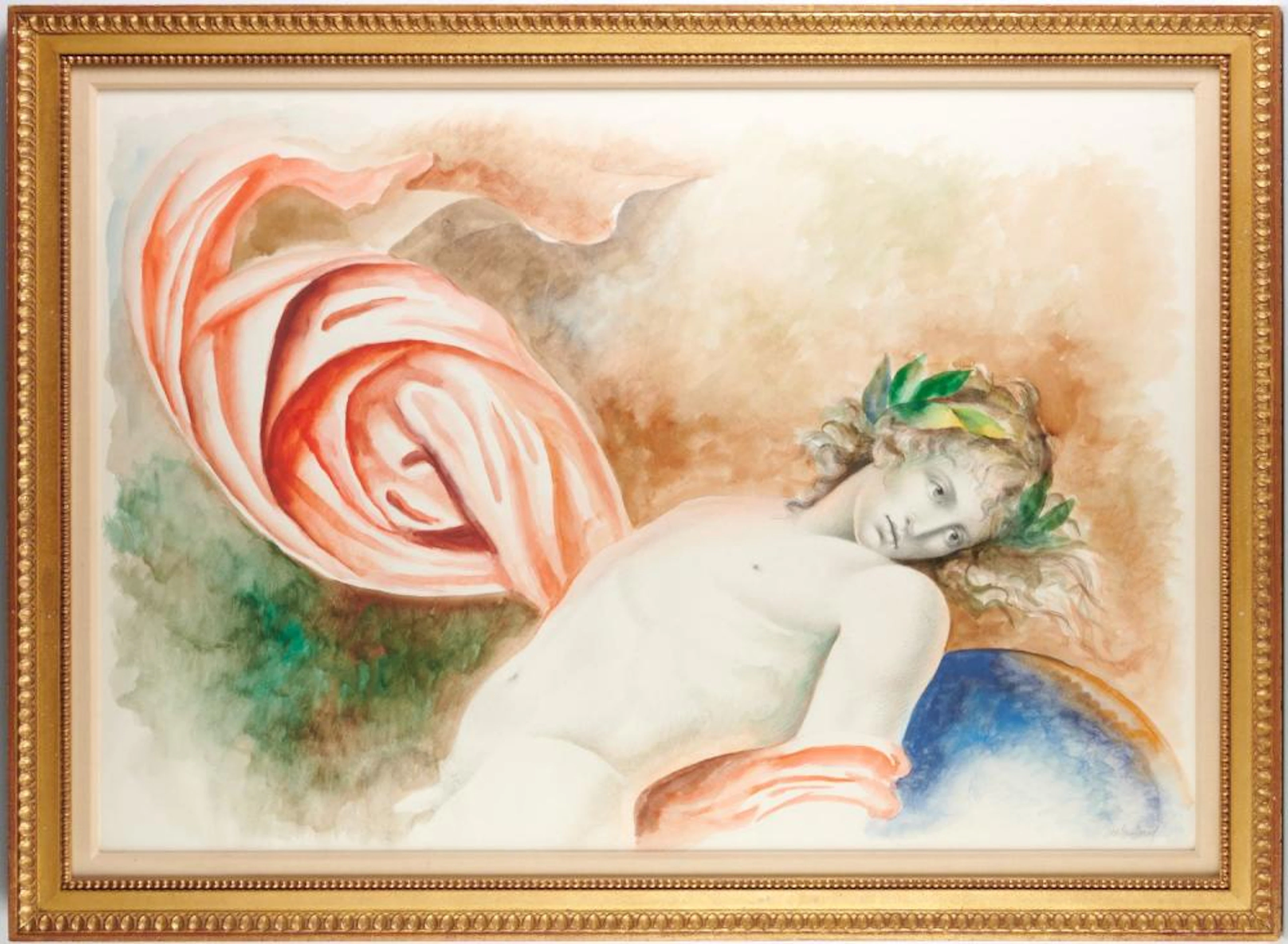 Carlo Maria Mariani, watercolor, 1984