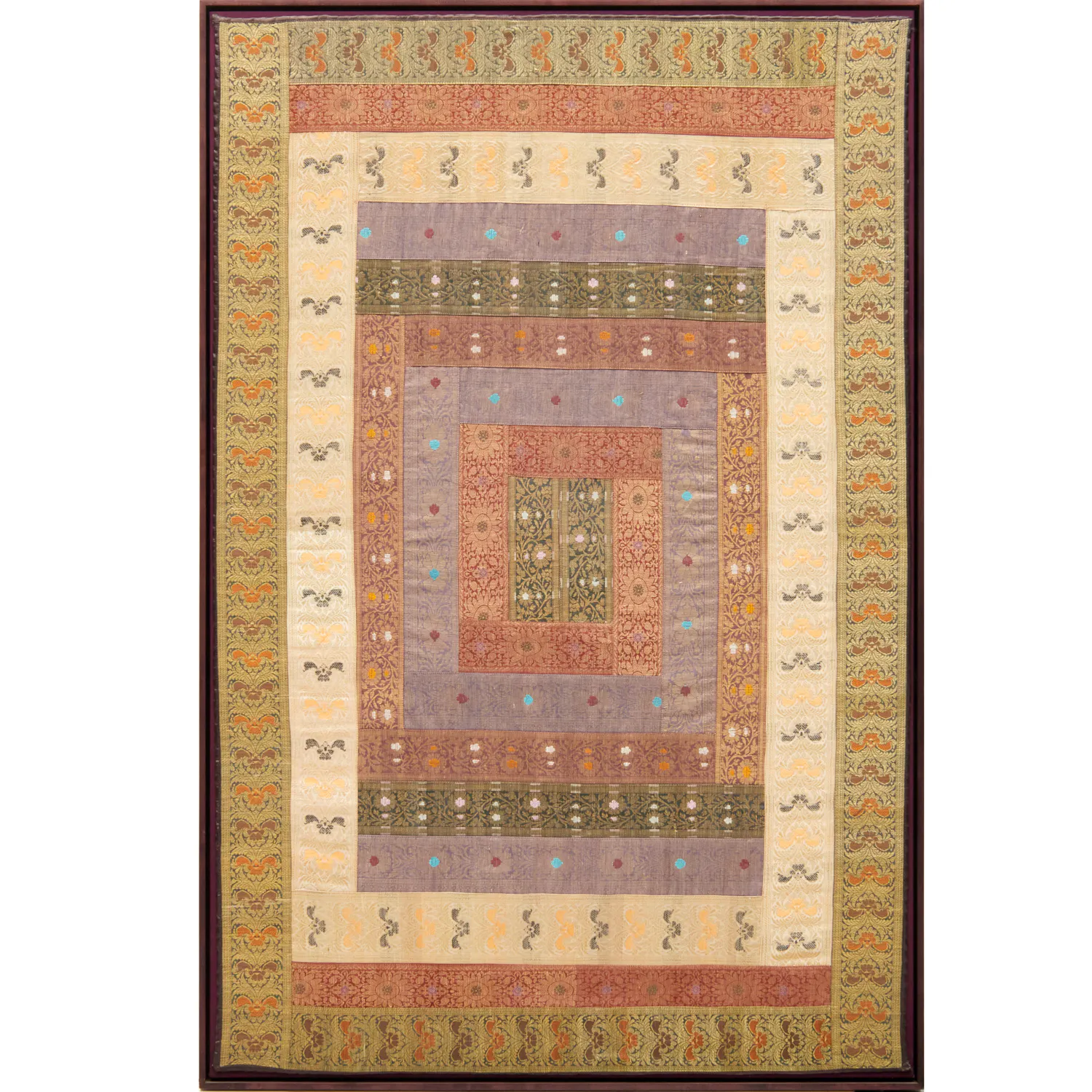Antique Indian textile panel, ex-Maharaja Mysore | Barnebys
