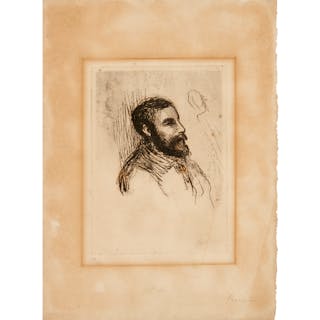 Renoir, soft-ground etching, c. 1908