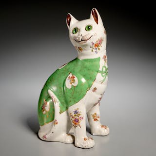 Emile Galle (manner), ceramic cat, ex-Rockefeller