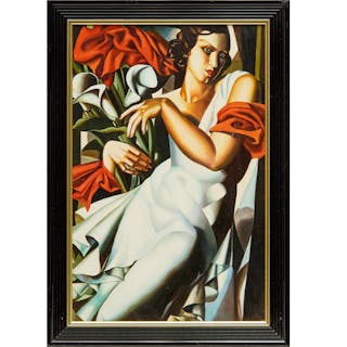 Tamara de Lempicka (after), oil on canvas