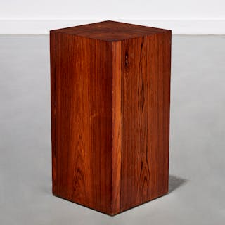Harvey Probber (attrib.) rosewood pedestal