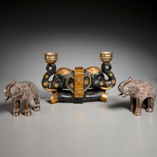 Group Indian elephant themed accessories