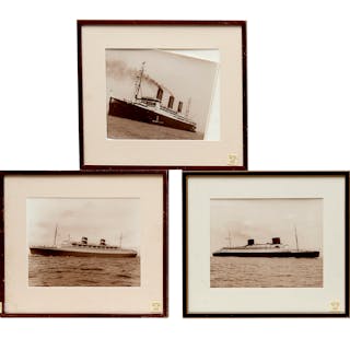 Beken of Cowes (attrib), (3) steamship photographs
