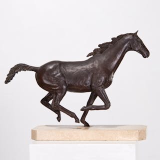 Lloyd Le Blanc, large equine bronze