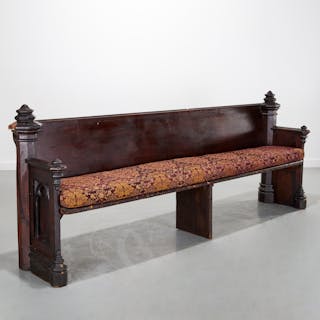 Gothic Revival long bench