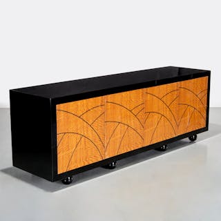 Pace lacquered credenza