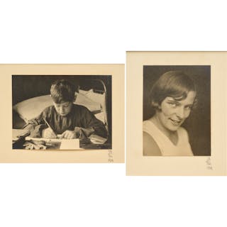 Ilse Bing, (2) gelatin silver prints, 1929