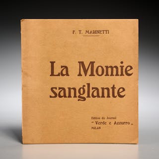 F.T. Marinetti, La Momie Sanglante, signed, 1904