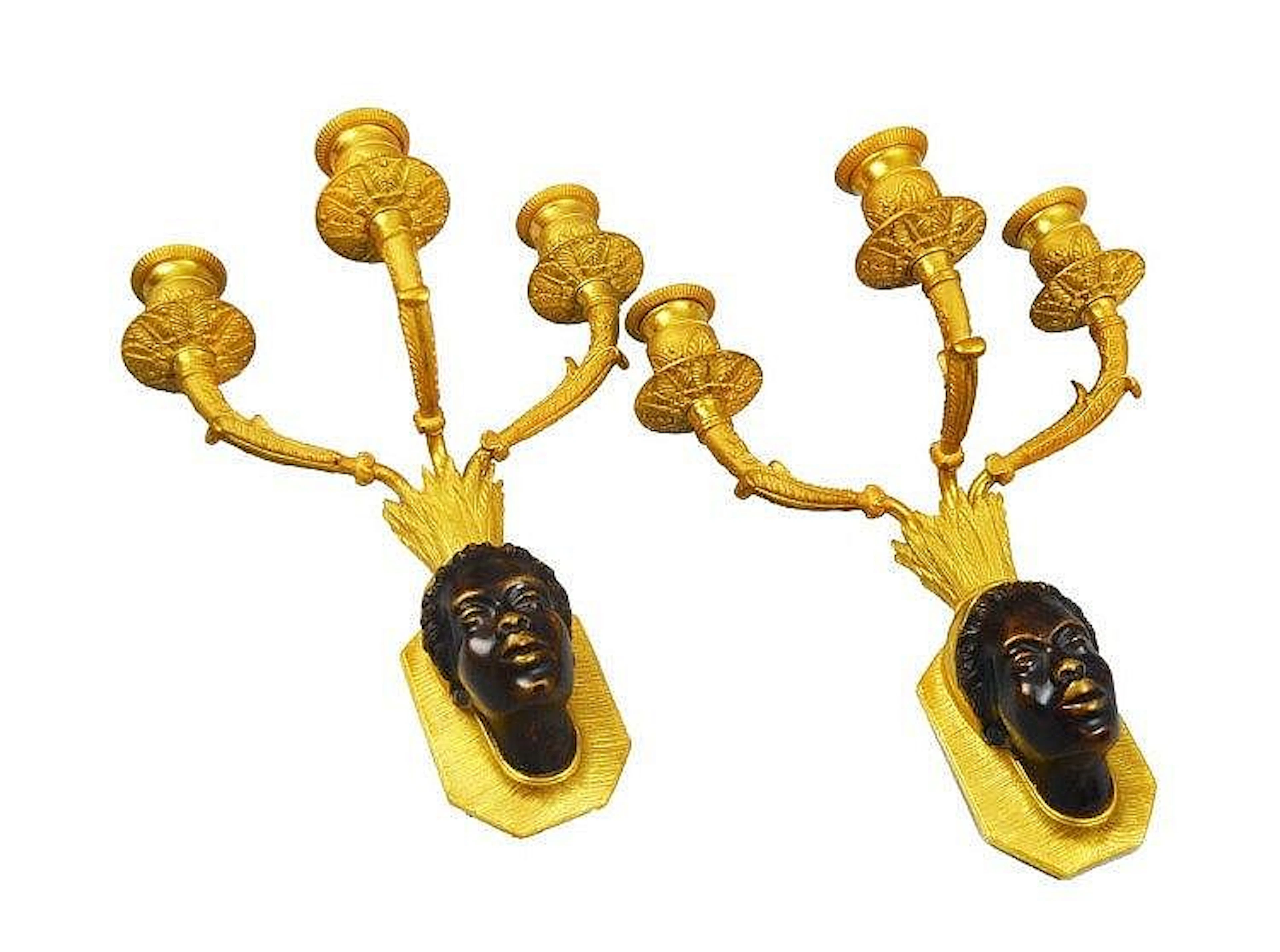 Pair of Empire sconces