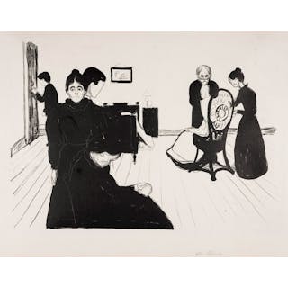 Death in the Sickroom (1896) - Munch, Edvard(1863-1944)