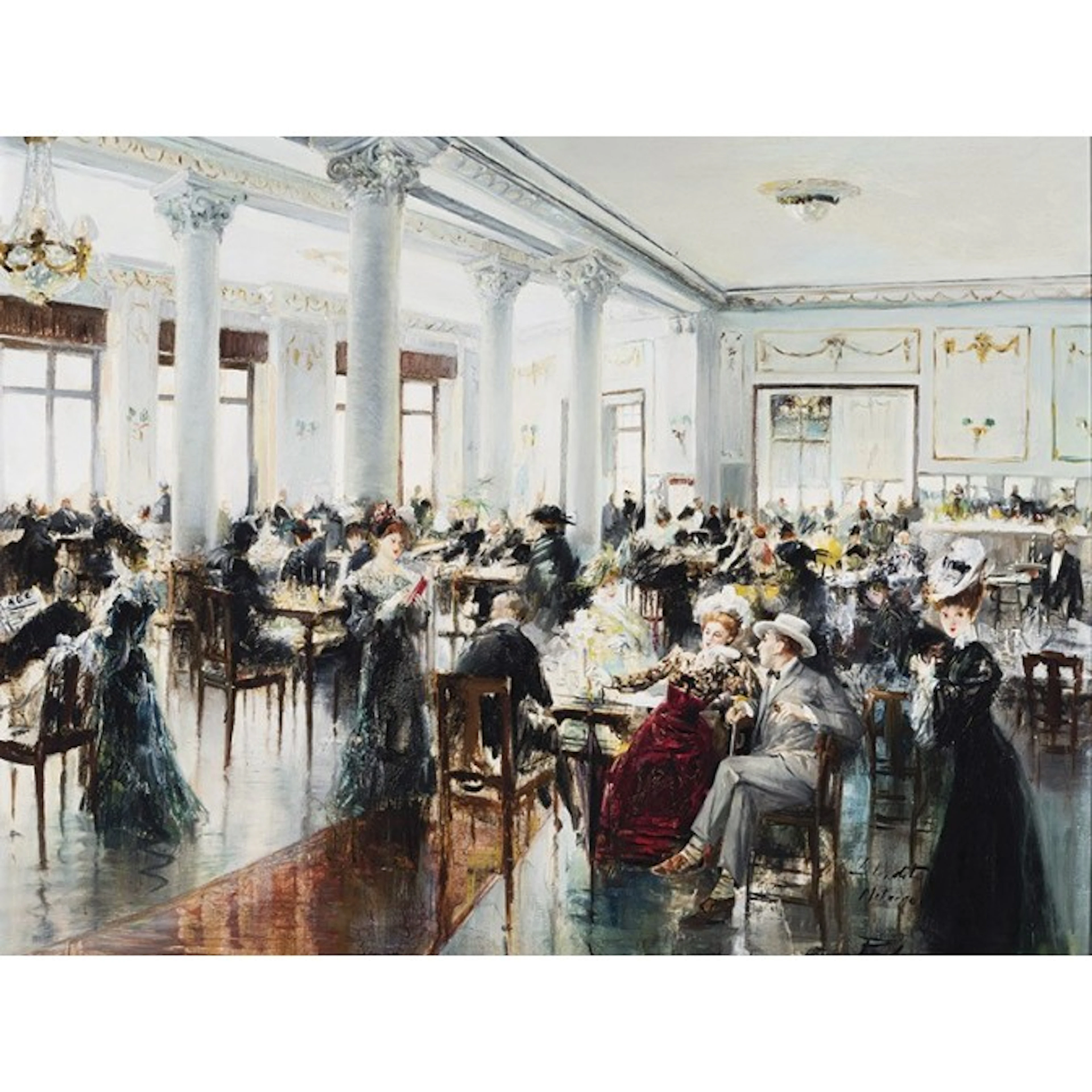 ALFREDO PALMERO DE GREGORIO ´MAESTRO PALMERO´ (1901-1991) - Salon