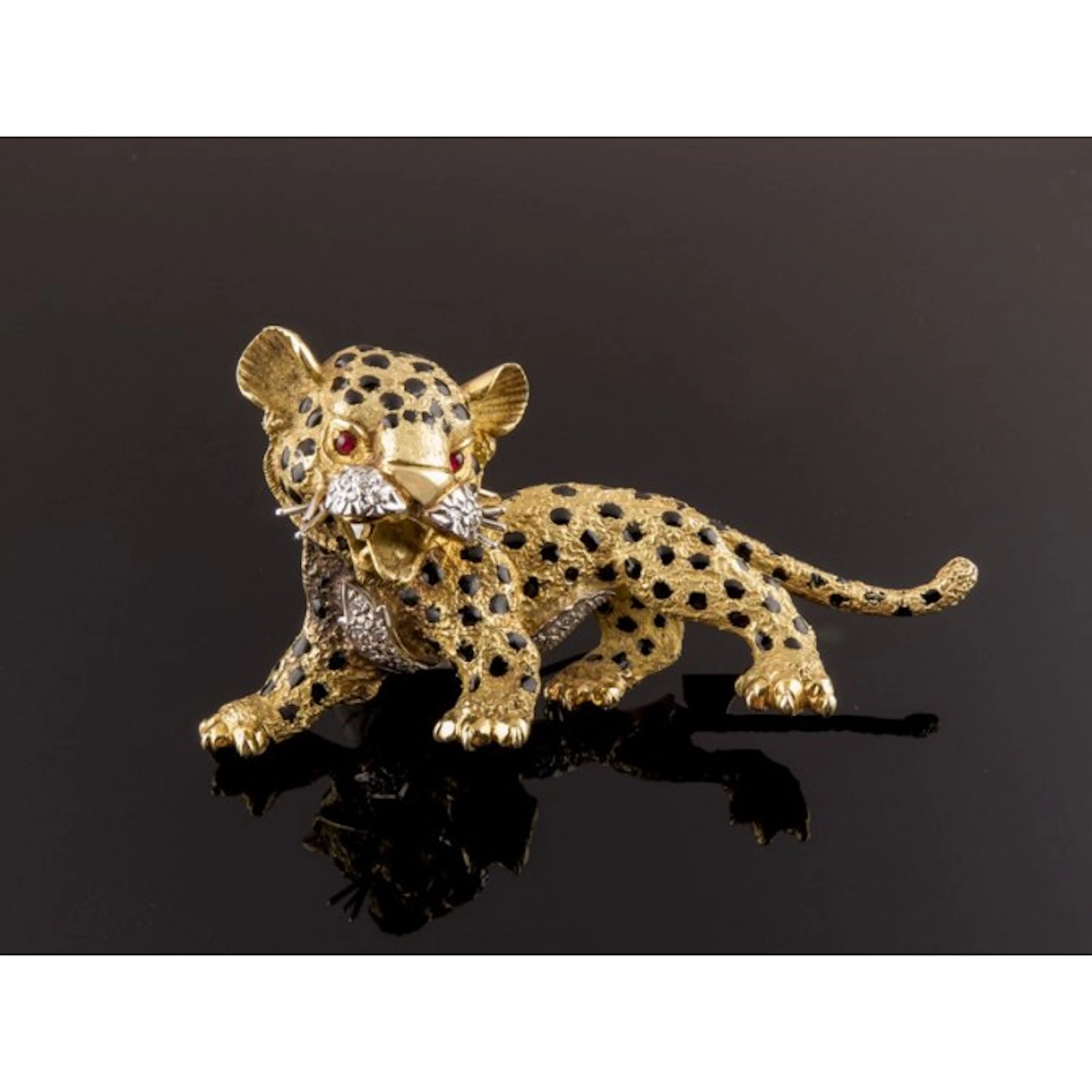BROCHE LEOPARDO