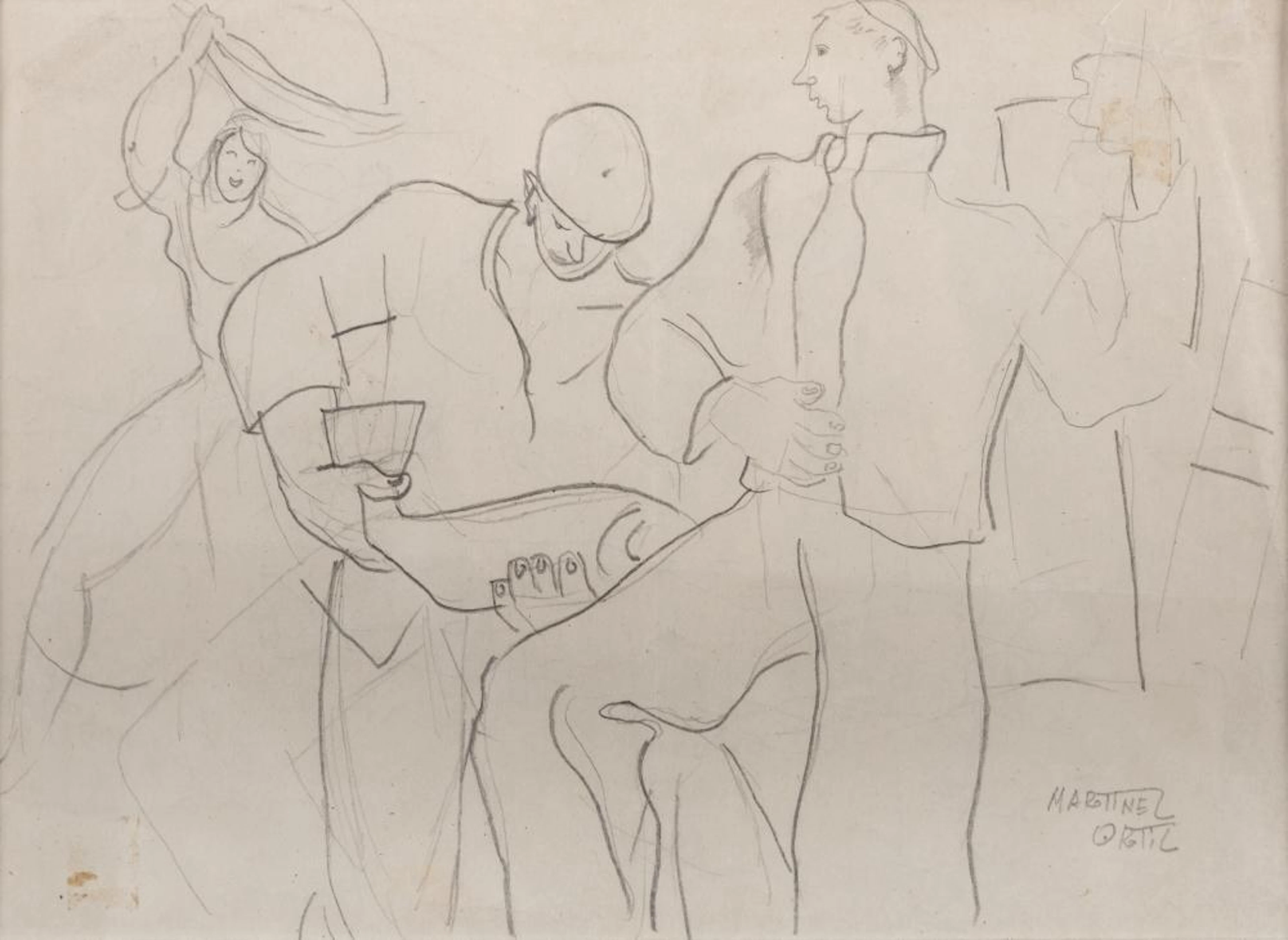 NICOLÁS MARTÍNEZ ORTIZ DE ZÁRATE (Bilbao, Bizkaia, 1907-1991) - "Arrantzales"