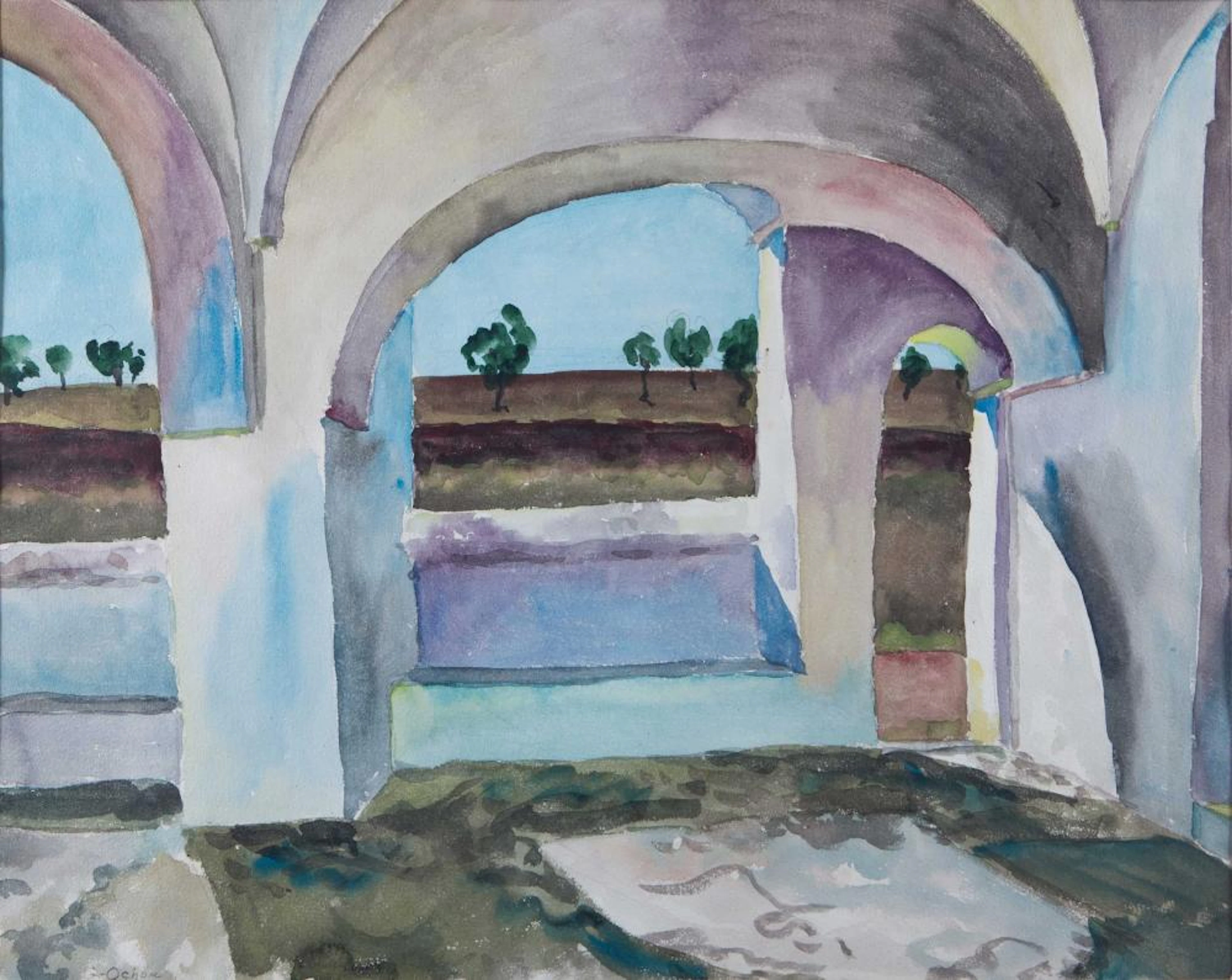 LUIS GARCÍA-OCHOA IBÁNEZ (San Sebastián, 1920) - "Interior"