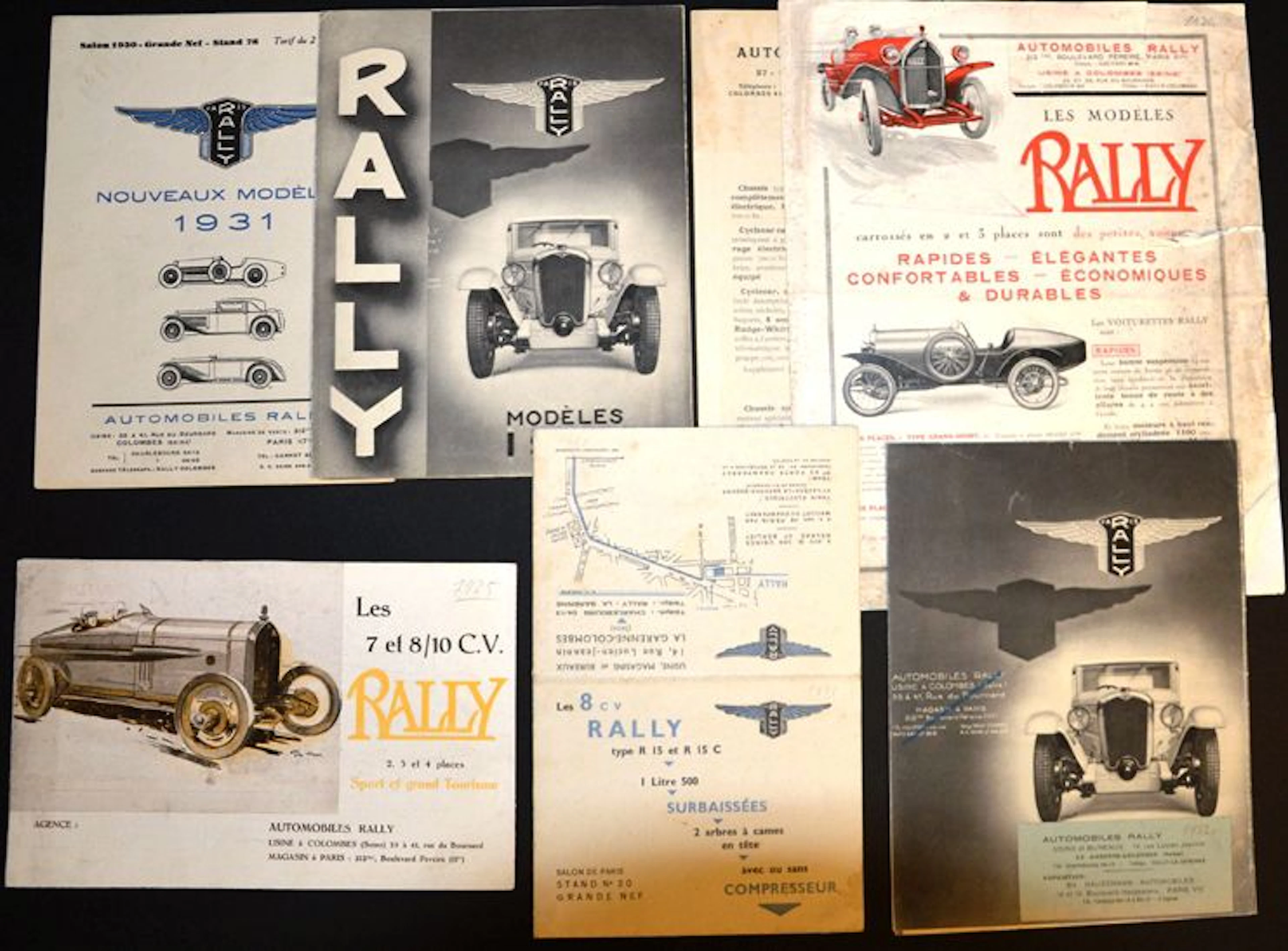 Rally DÃ©pliant tarif 2 volets
