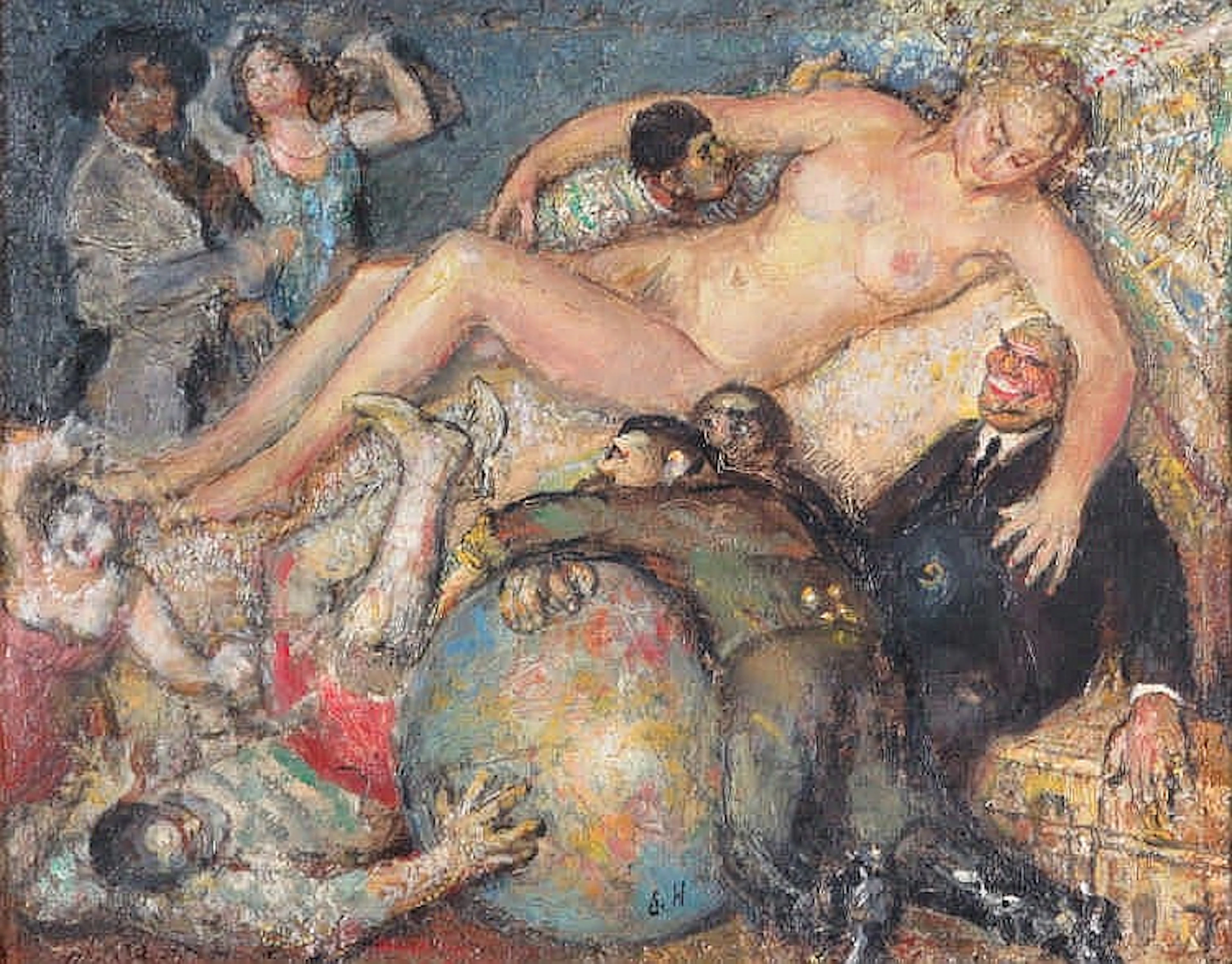 Eugenio Hermoso (Badajoz, 1883 - Madrid, 1963) "La fortuna y sus prefe