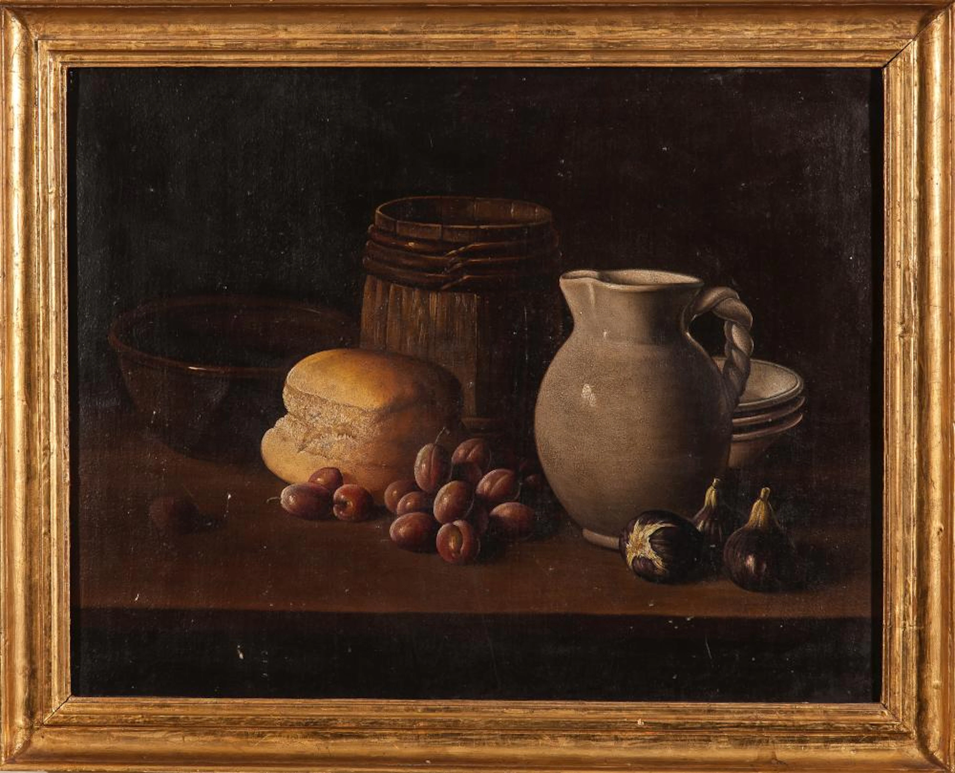 Copy of Luis Egídio Meléndez, 19th Century "Still life with figs"