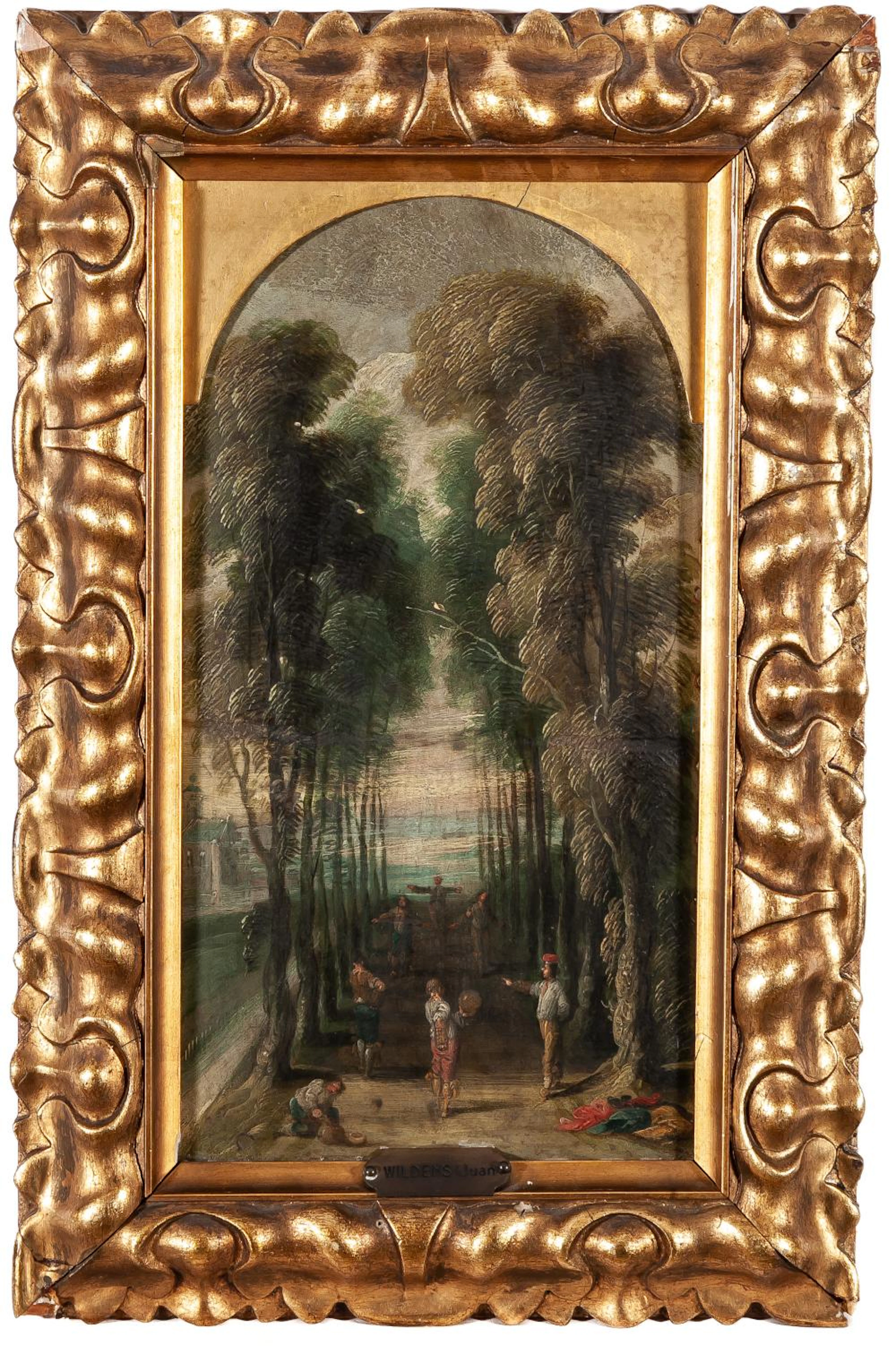 Circle of Jan Wildens, 17th Century "Landscape with figures"