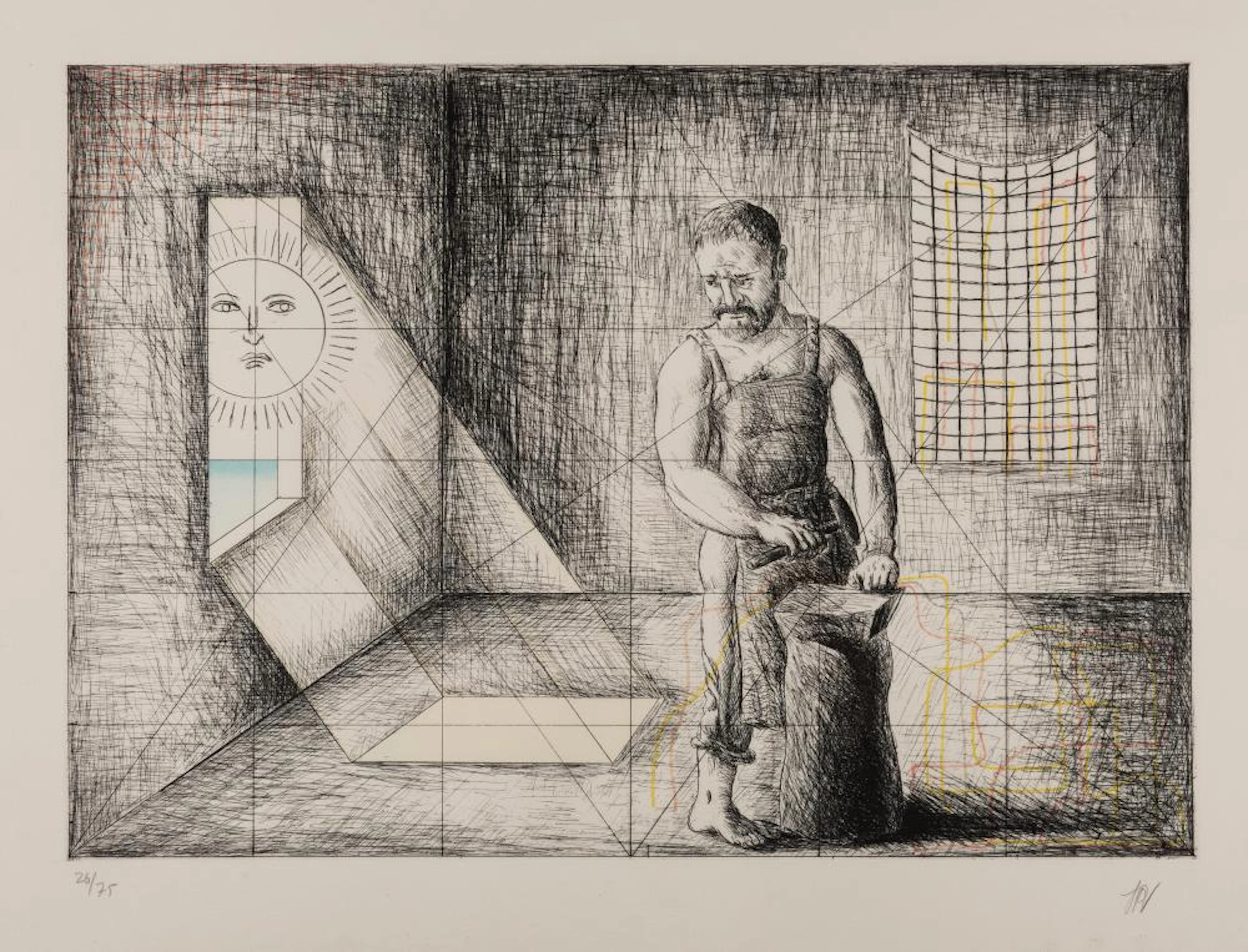 Guillermo Pérez Villalta (Tarifa, 1948) "The Forge of Vulcan"