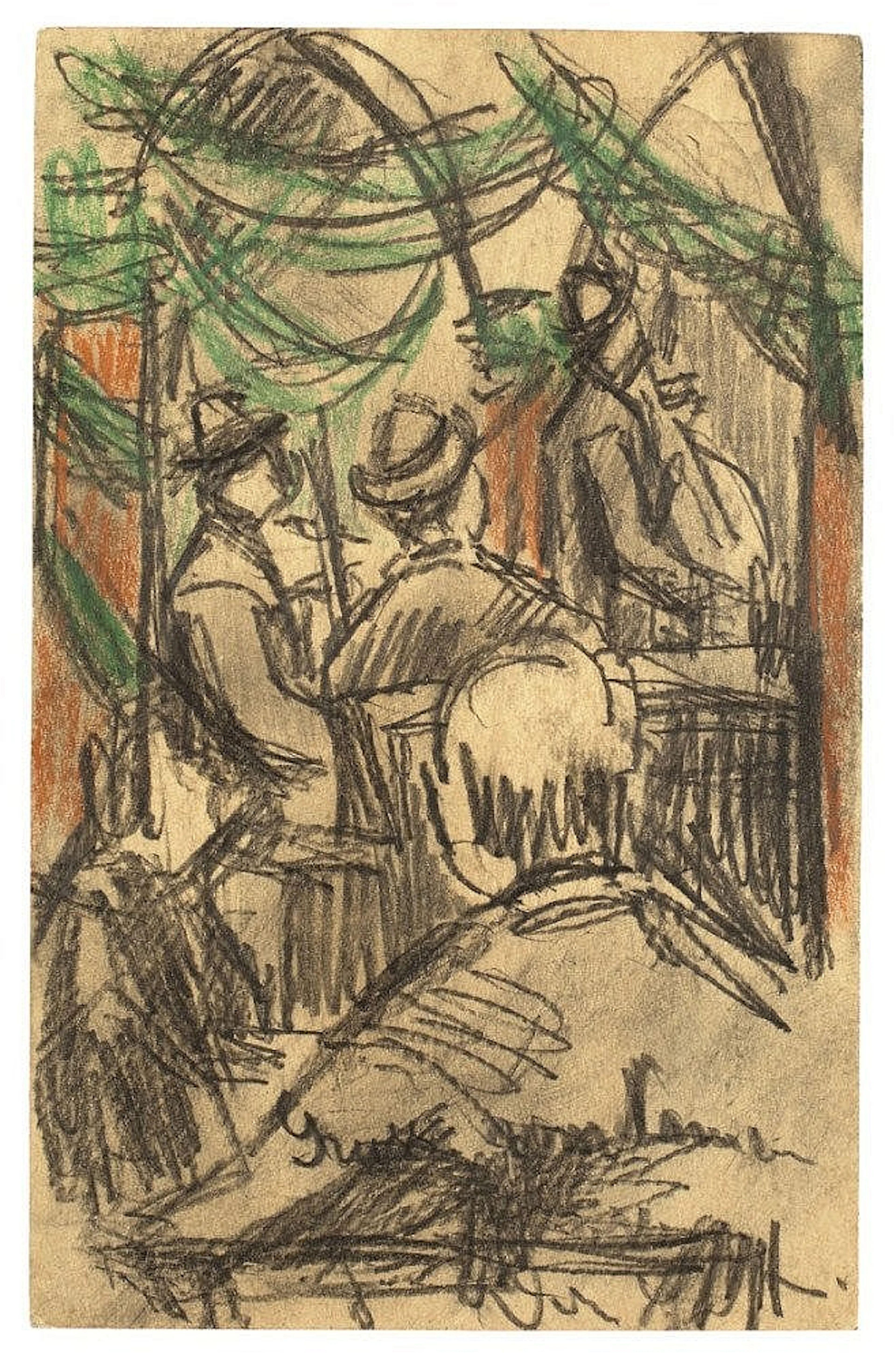 Kirchner, Ernst Ludwig 1880 - 1938 Im Bierlokal