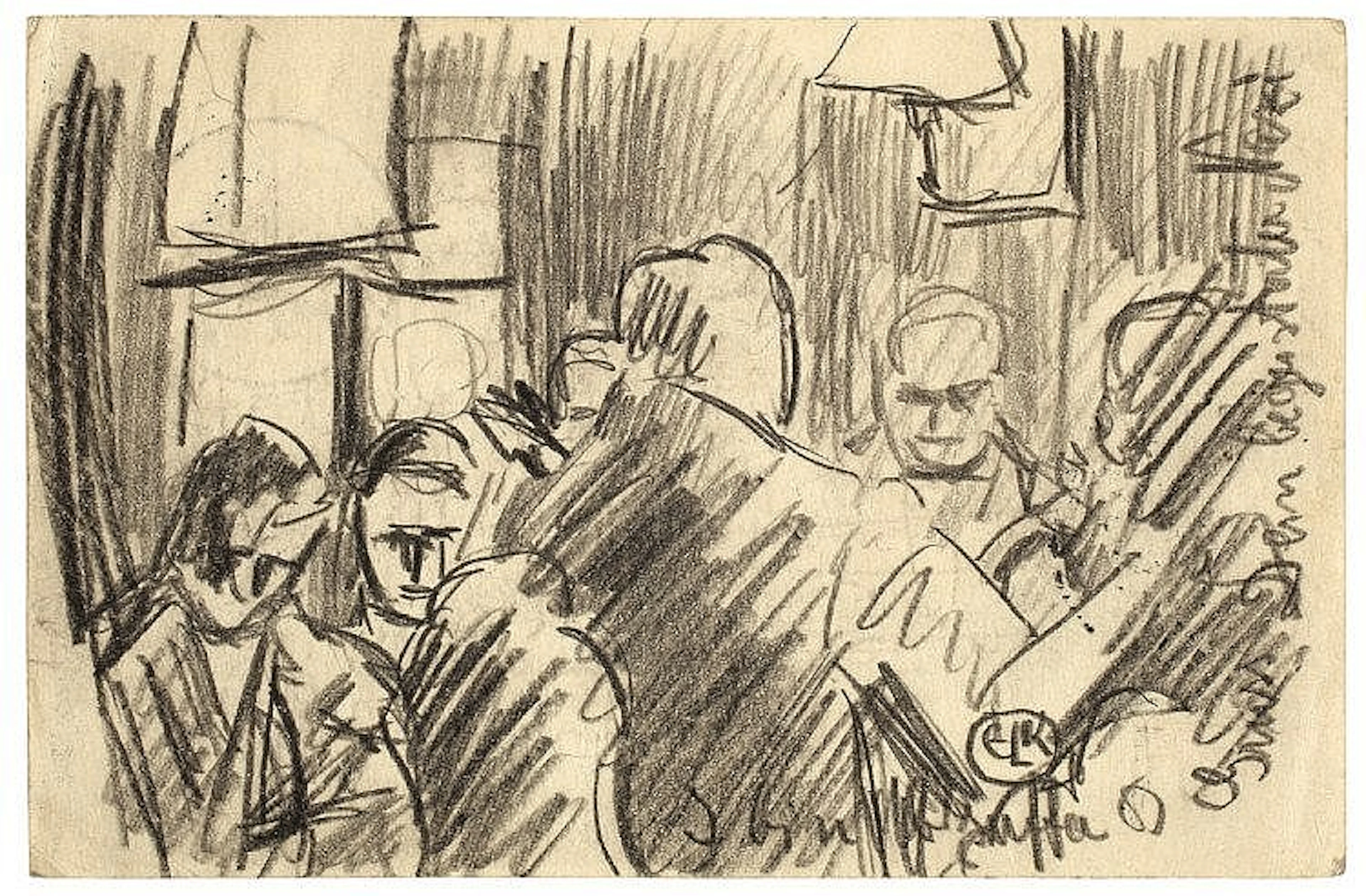Kirchner, Ernst Ludwig 1880 - 1938 Im Restaurant