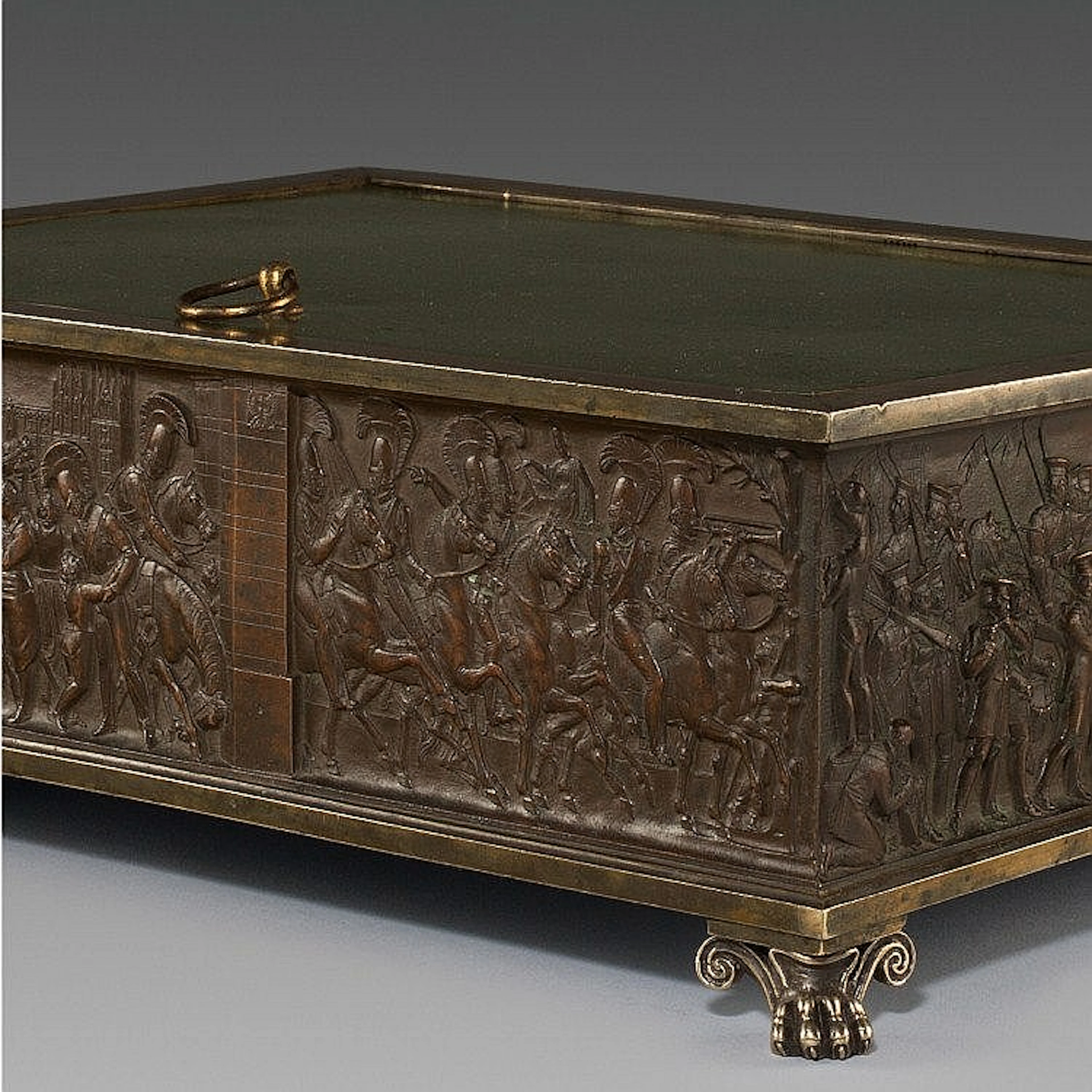 Brandt, Henri François 1789 - 1845 Box with relief frieze...