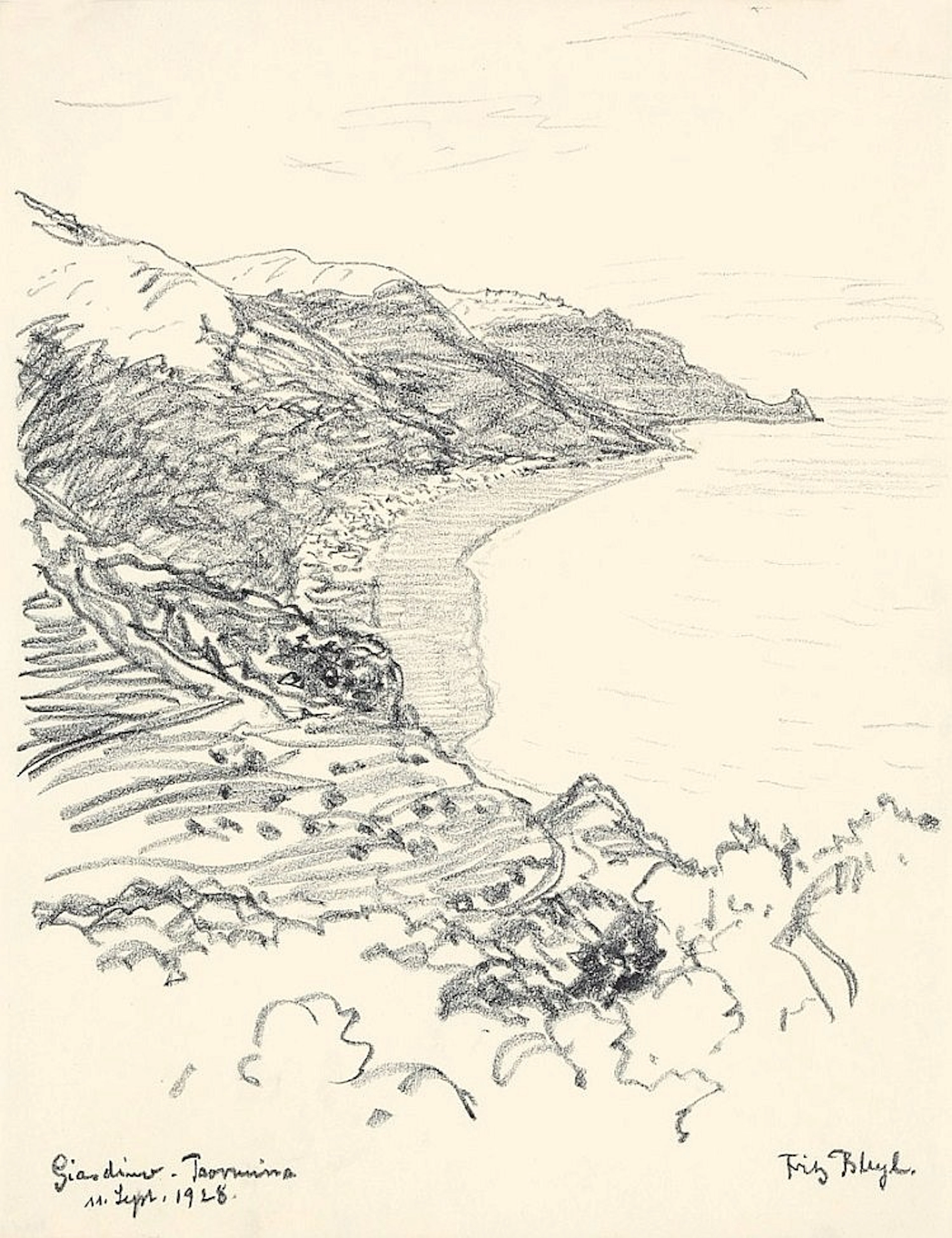 Bleyl, Fritz 1880 - 1966 ?Giardino Taormina"