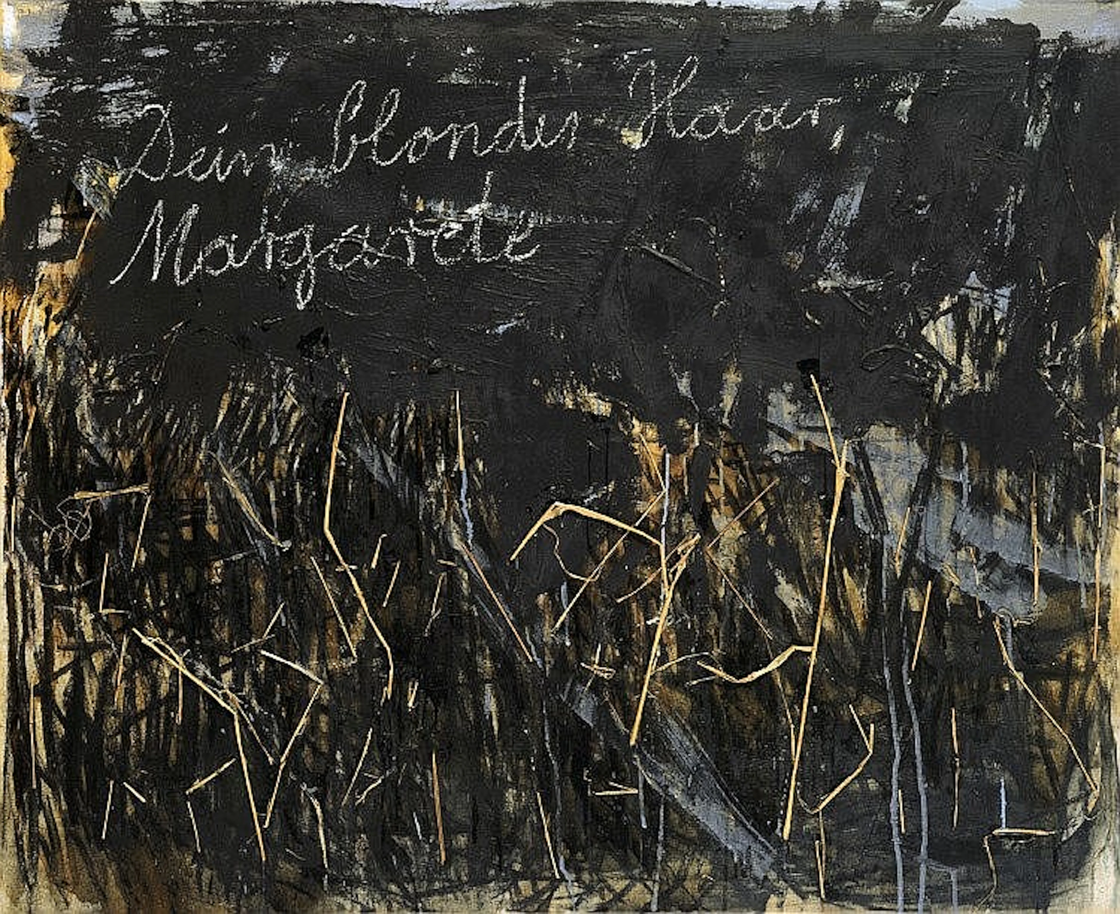 Anselm Kiefer - Dein blondes Haar, Margarete