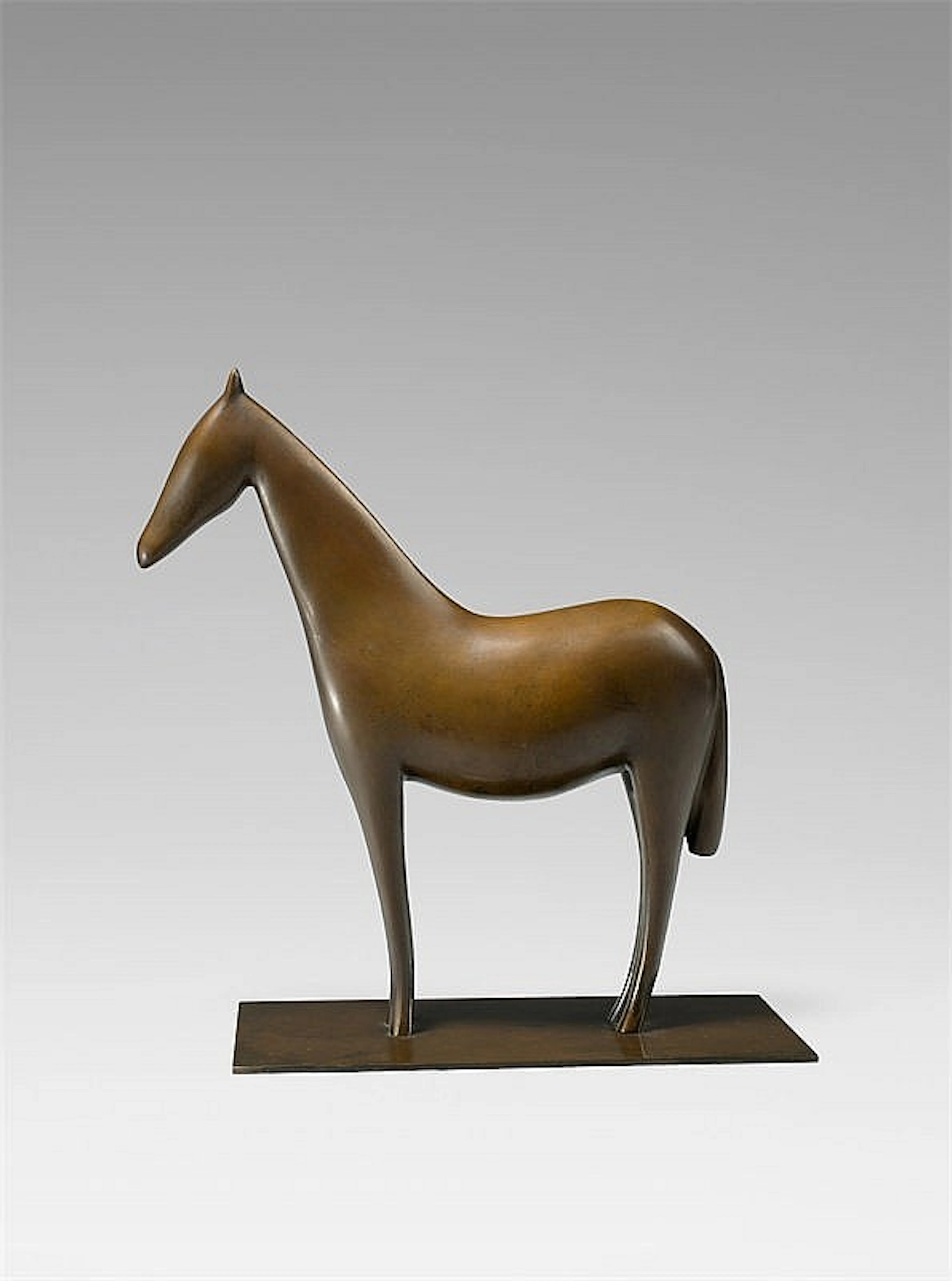 Ewald Mataré, ?Finnisches Pferd?, On the plinth an