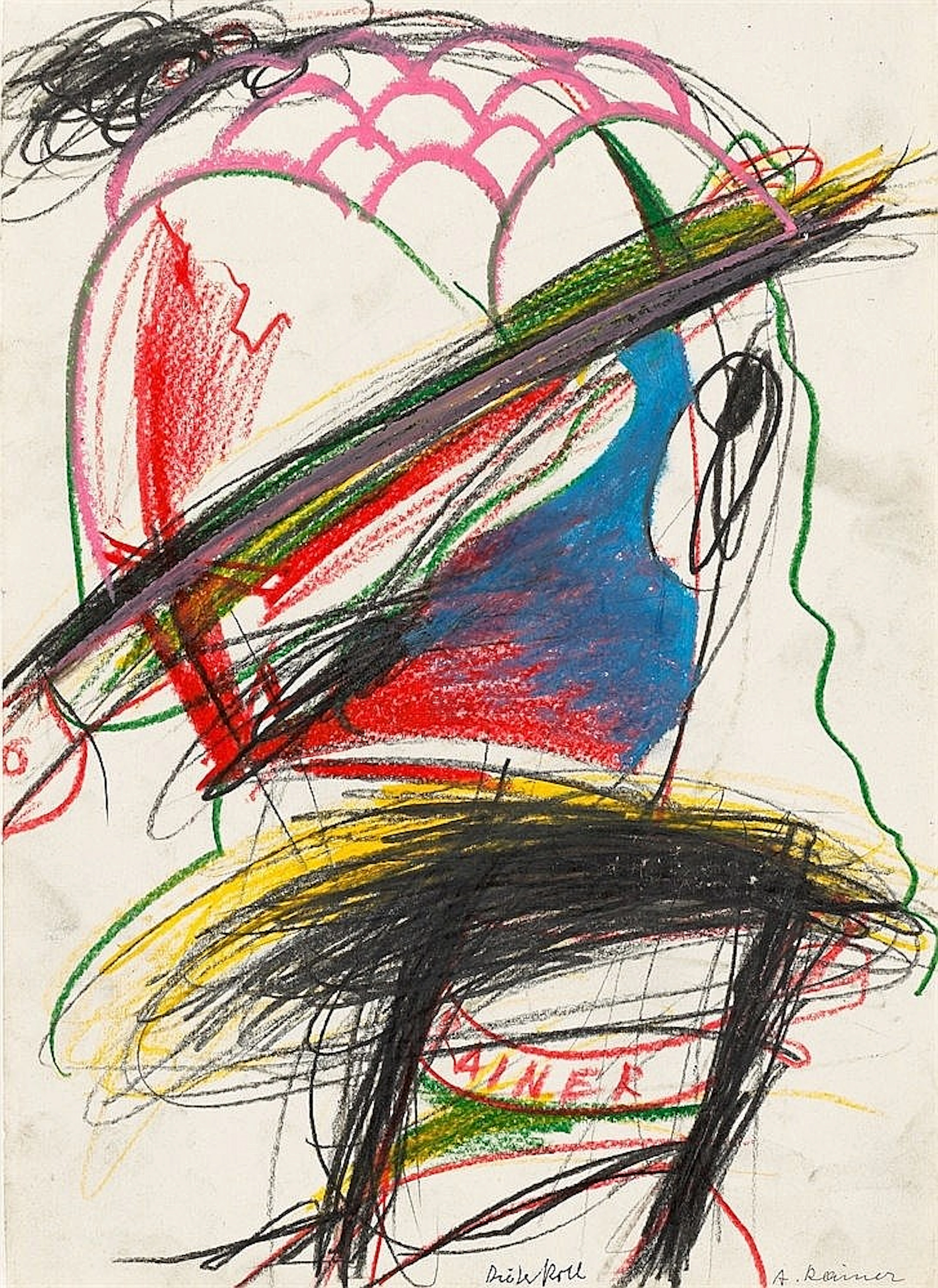 Dieter Roth and Arnulf Rainer, Untitled
