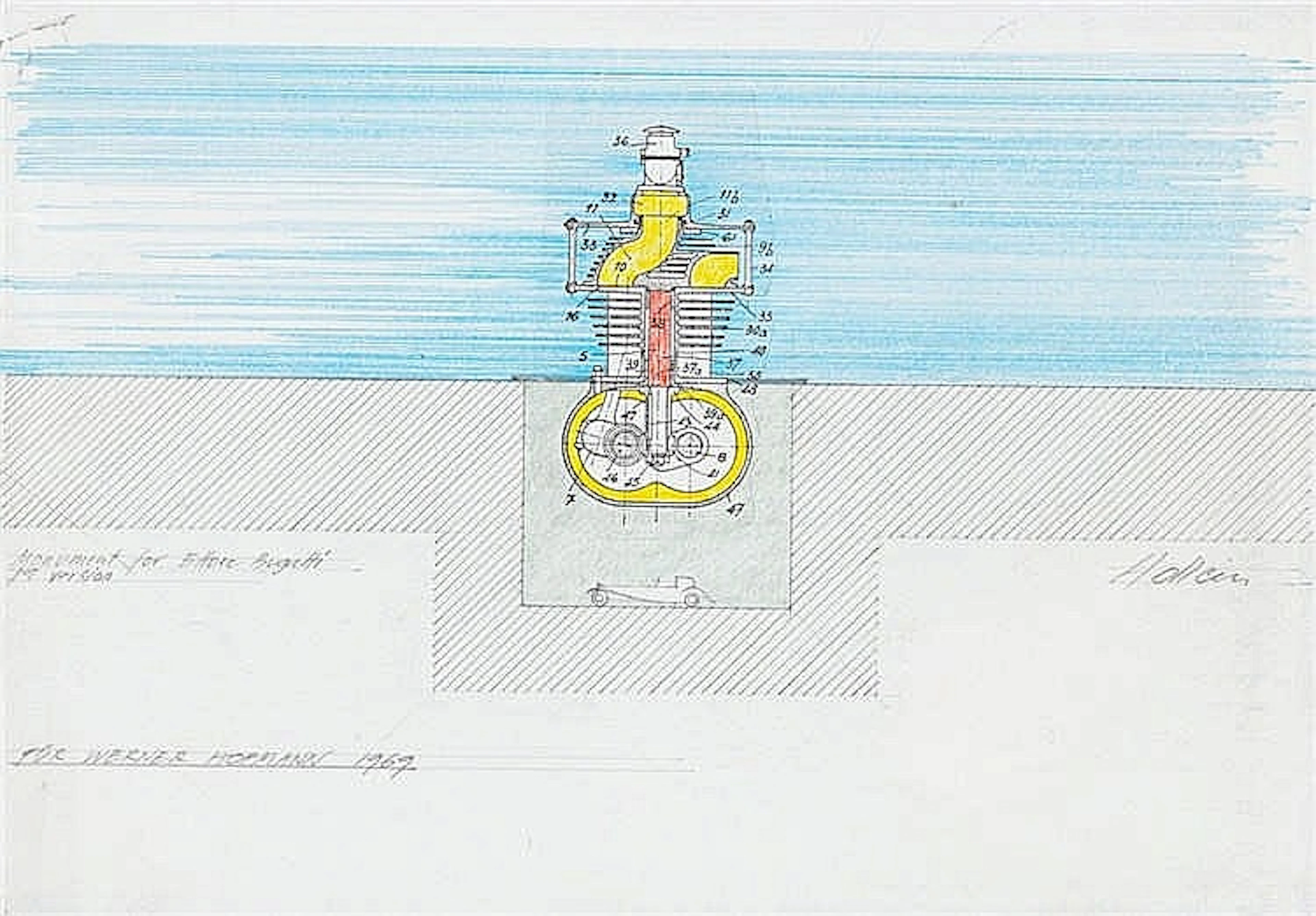 Hans Hollein - "Monument for Ettore Bugatti 1st Version?