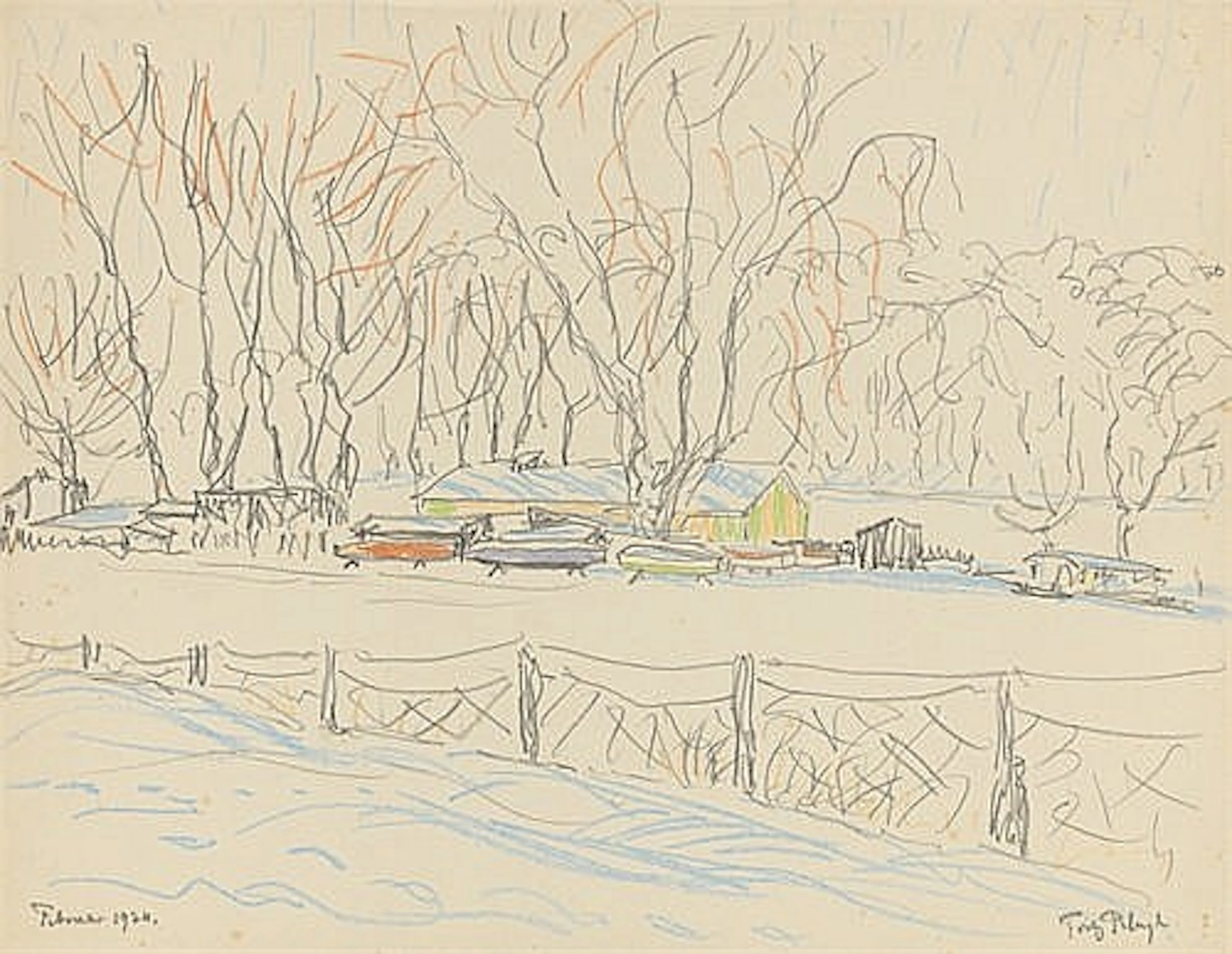 Fritz Bleyl - Ruderschule an der Havel