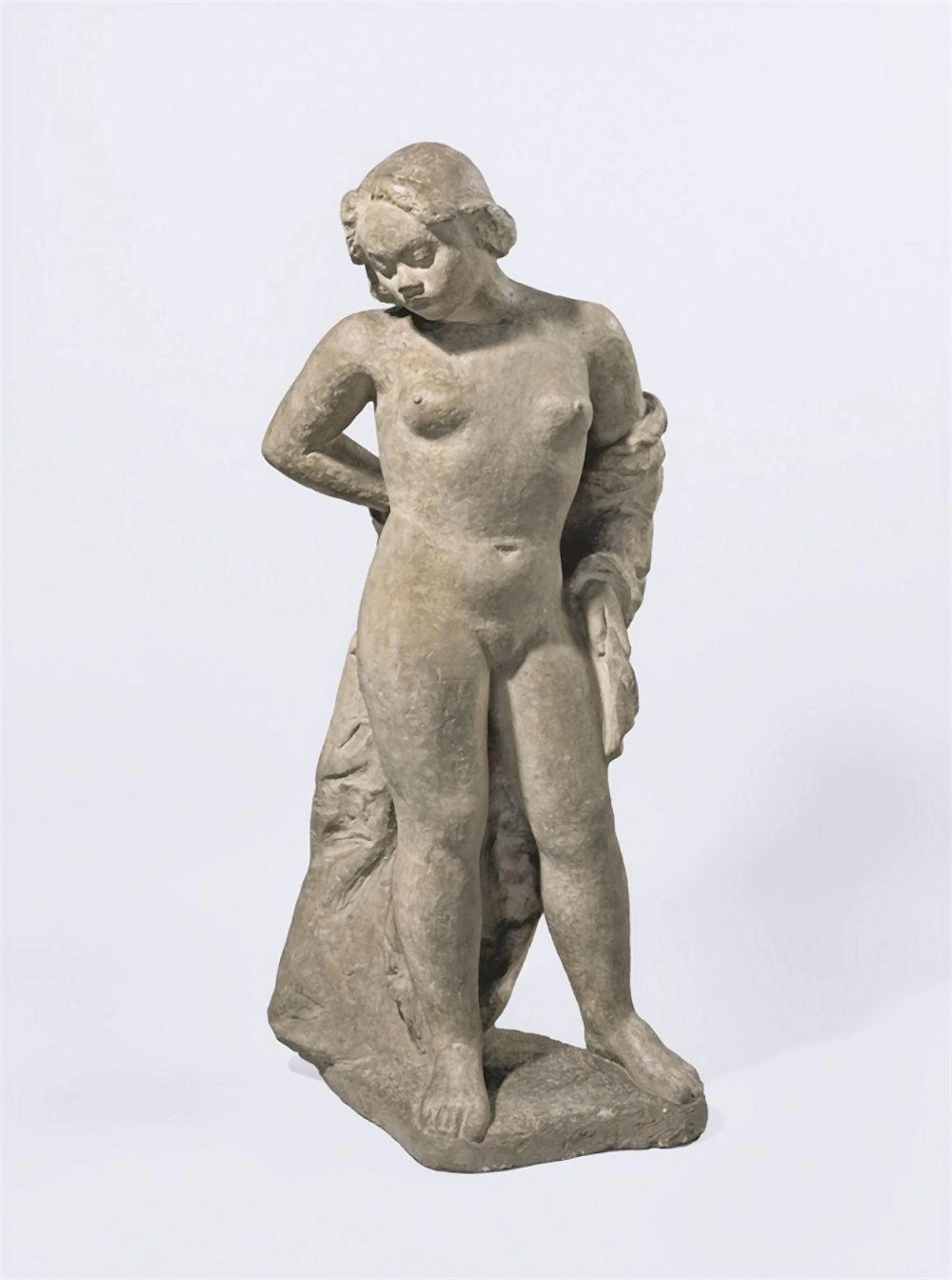 Bernhard Hoetger - ?Stehender weiblicher Akt (Äppelken)?. 1936