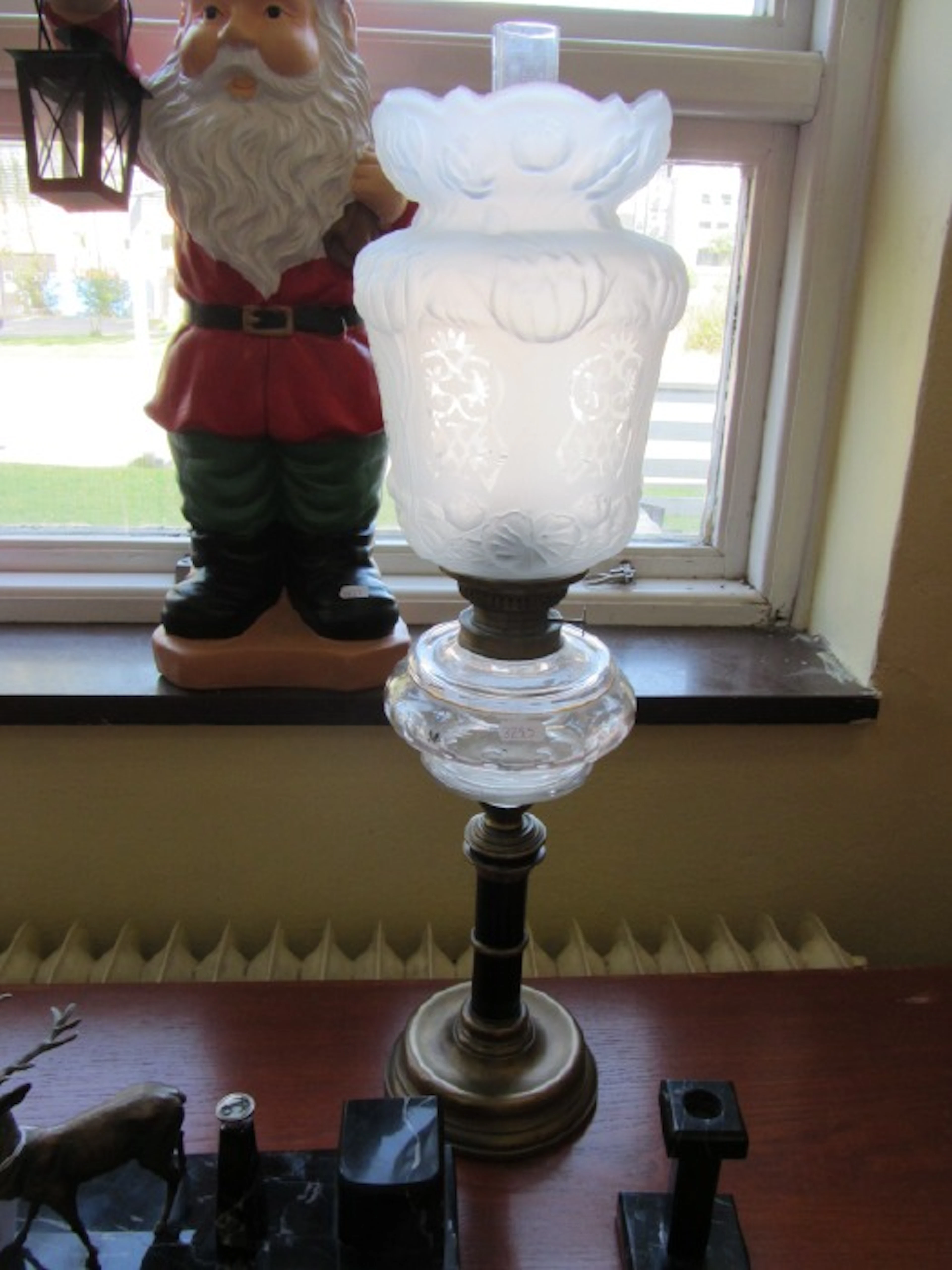 Antik fotogenlampa
