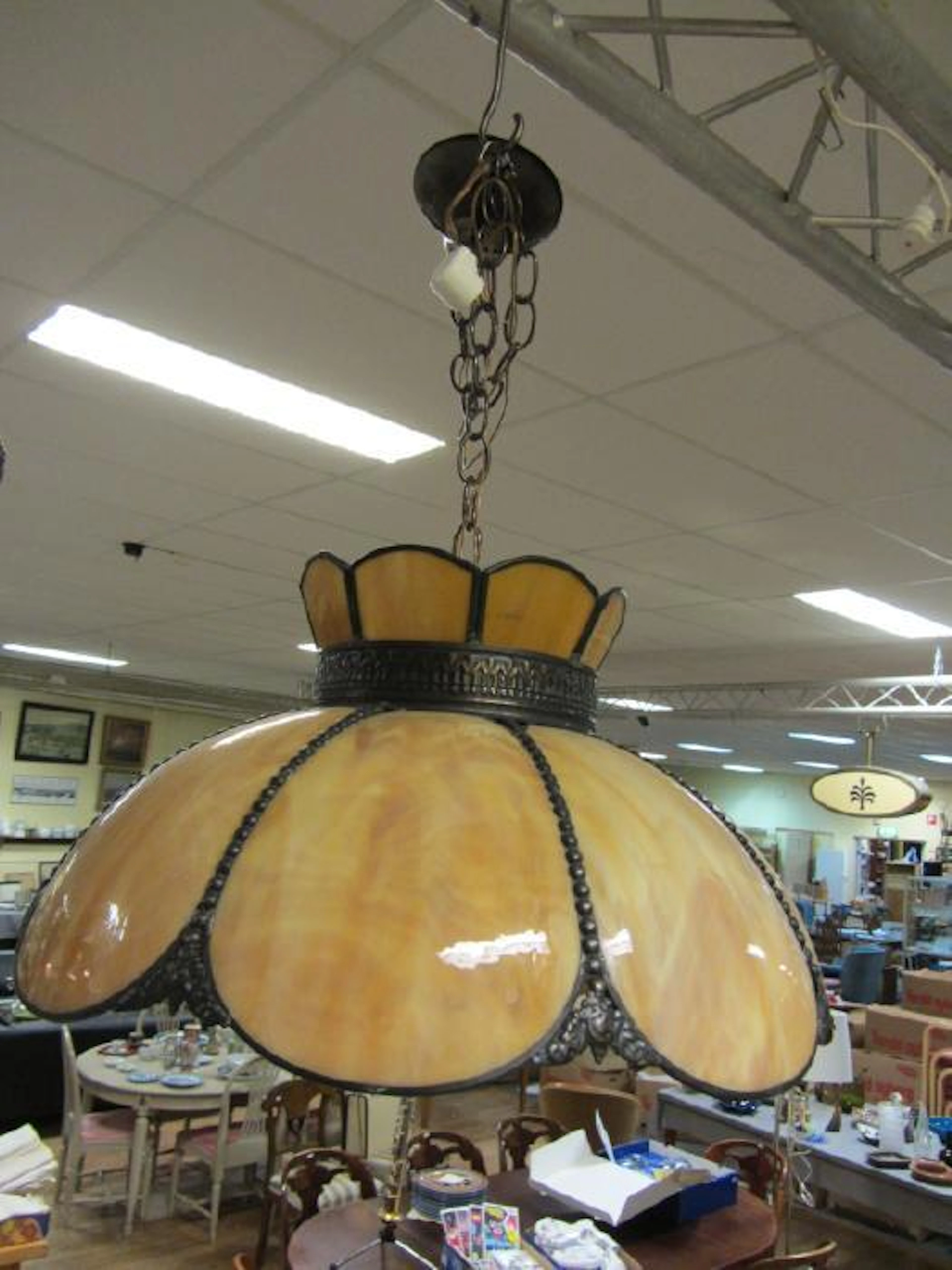 Tiffanylampa utan bulb
