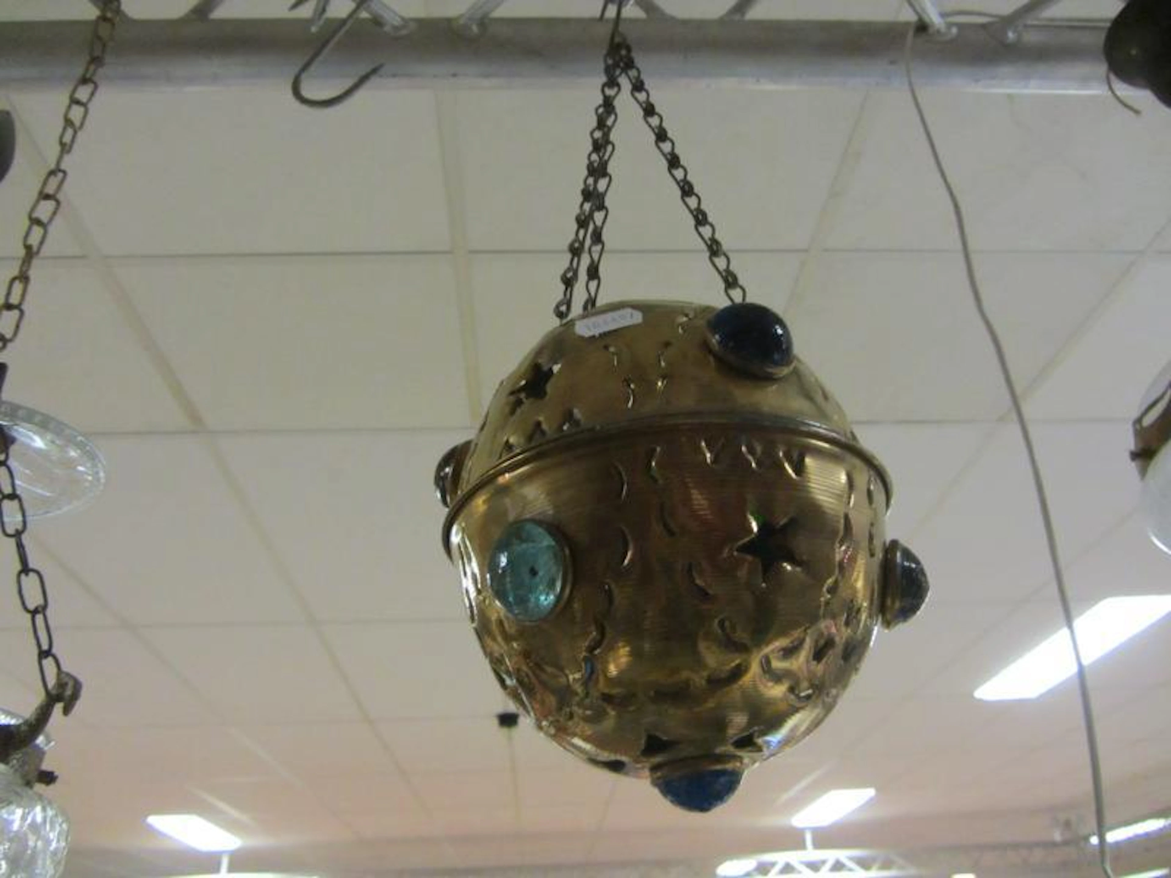 Turkisk lampa i mässing