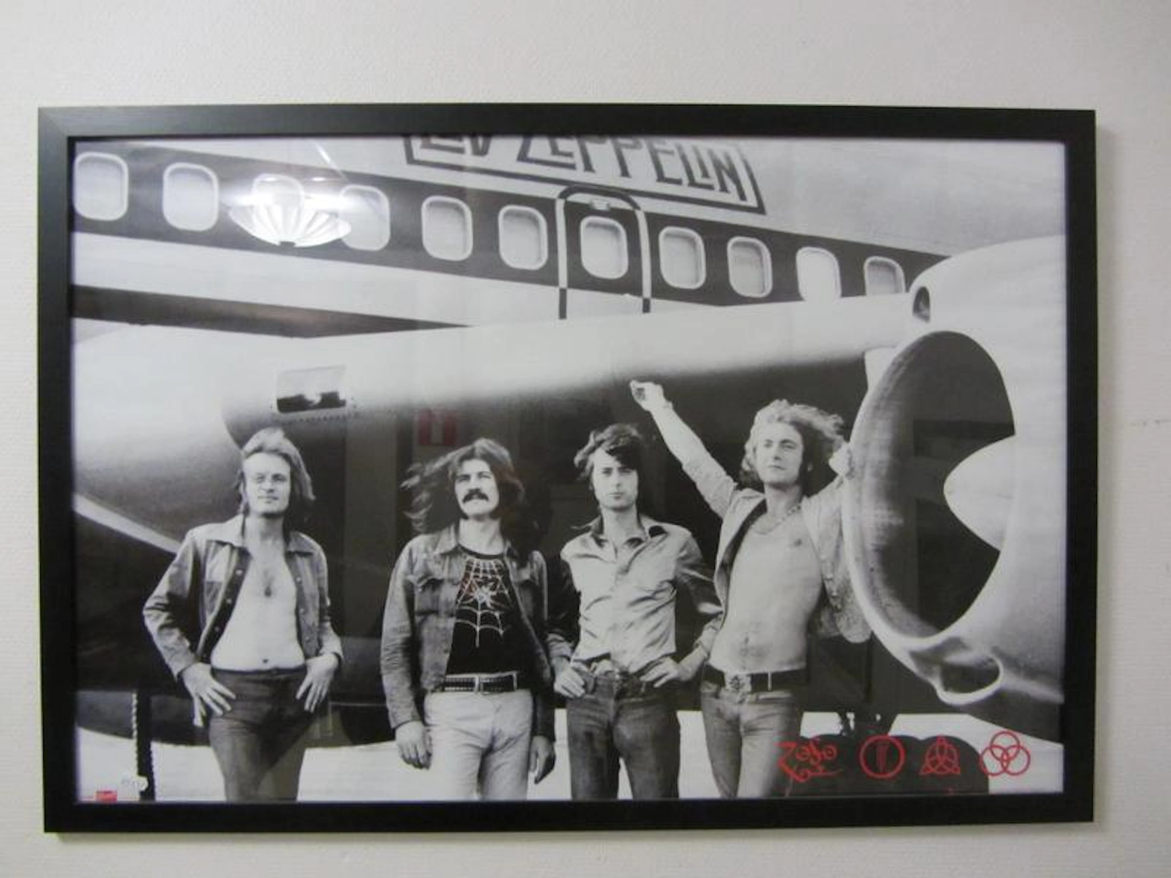 Inramad tavla Led Zeppelin