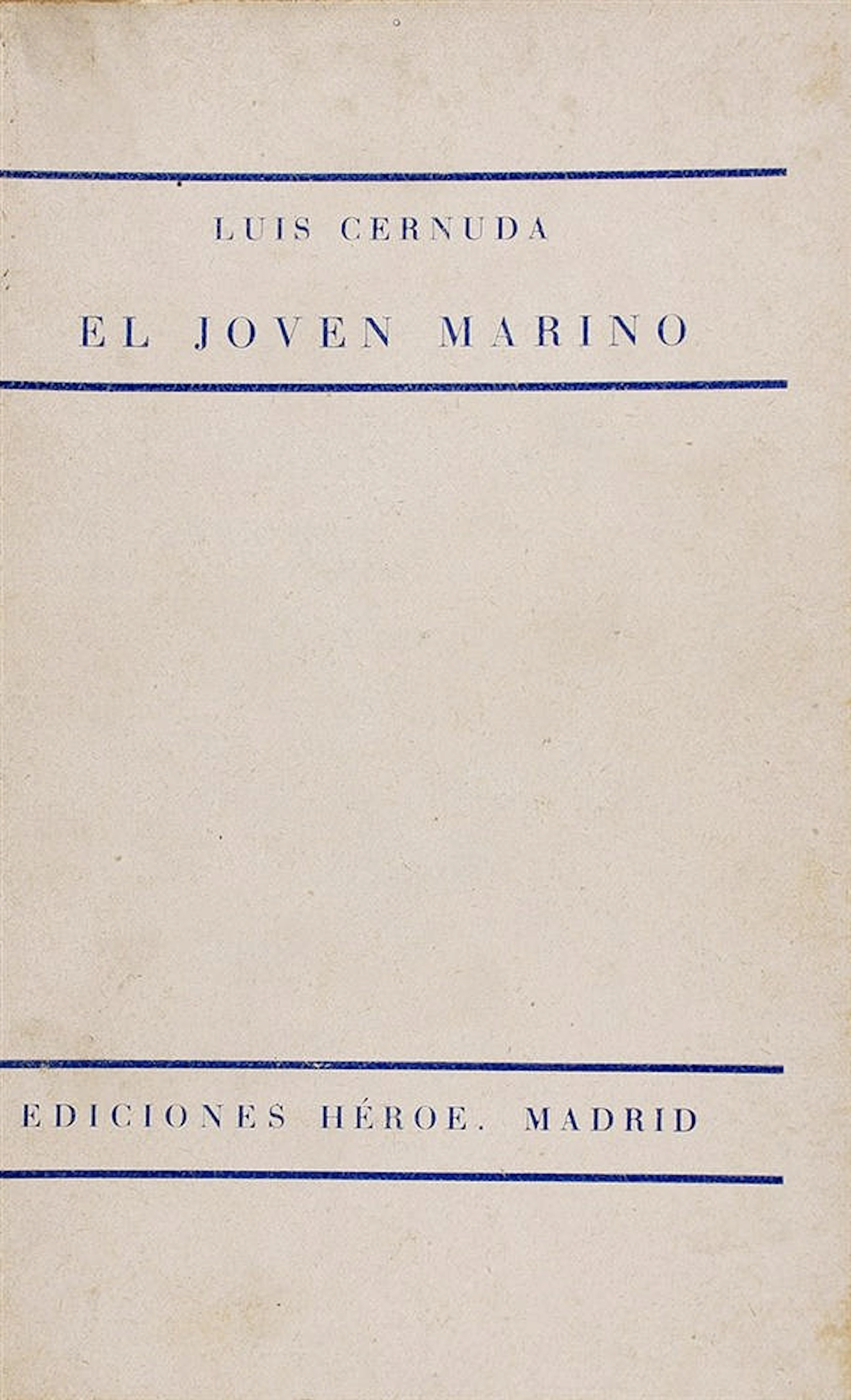 1936. LIBRO: (GENERACIÓN DEL 27-1ª EDICIÓN)